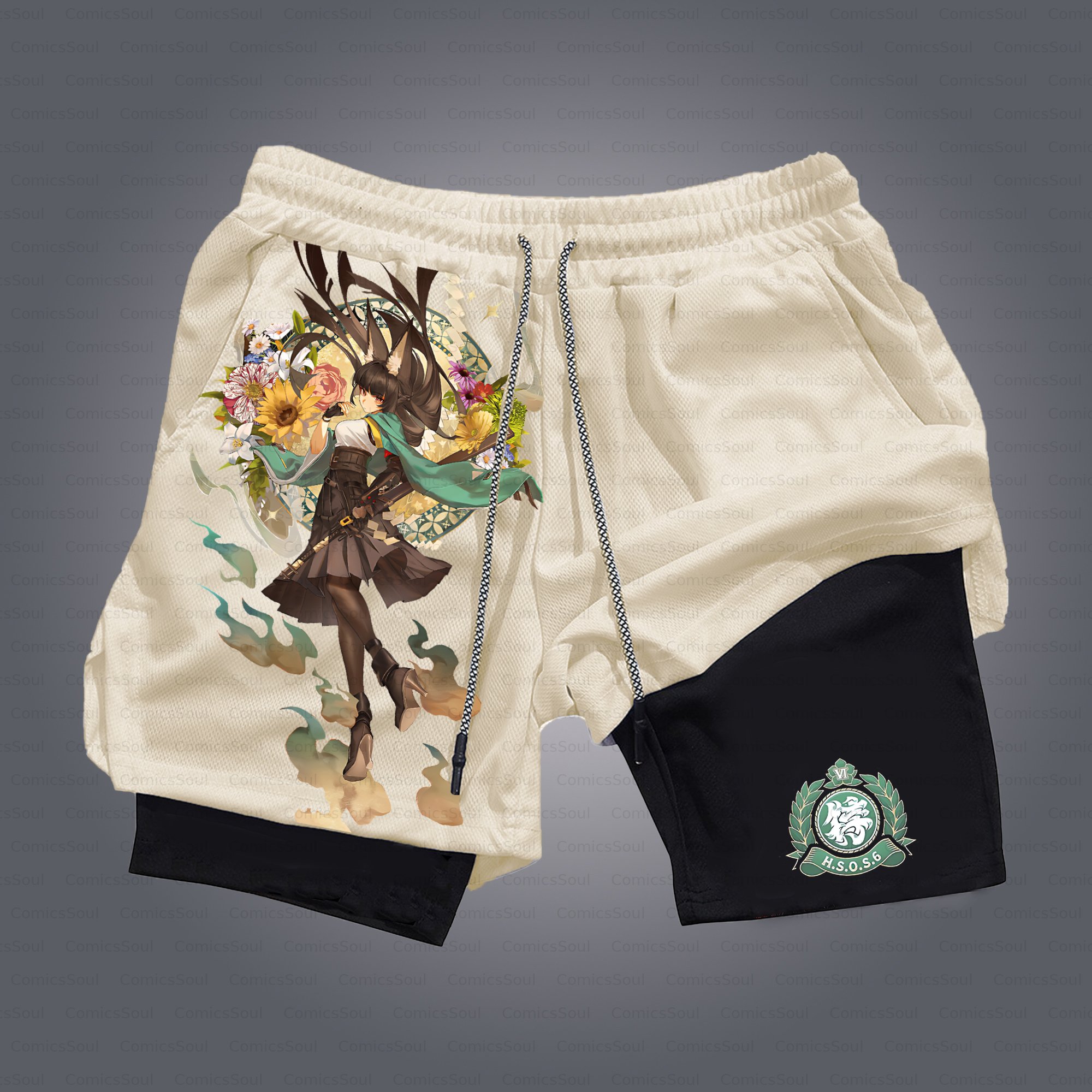 Unisex Casual Anime Streetwear Gym Shorts