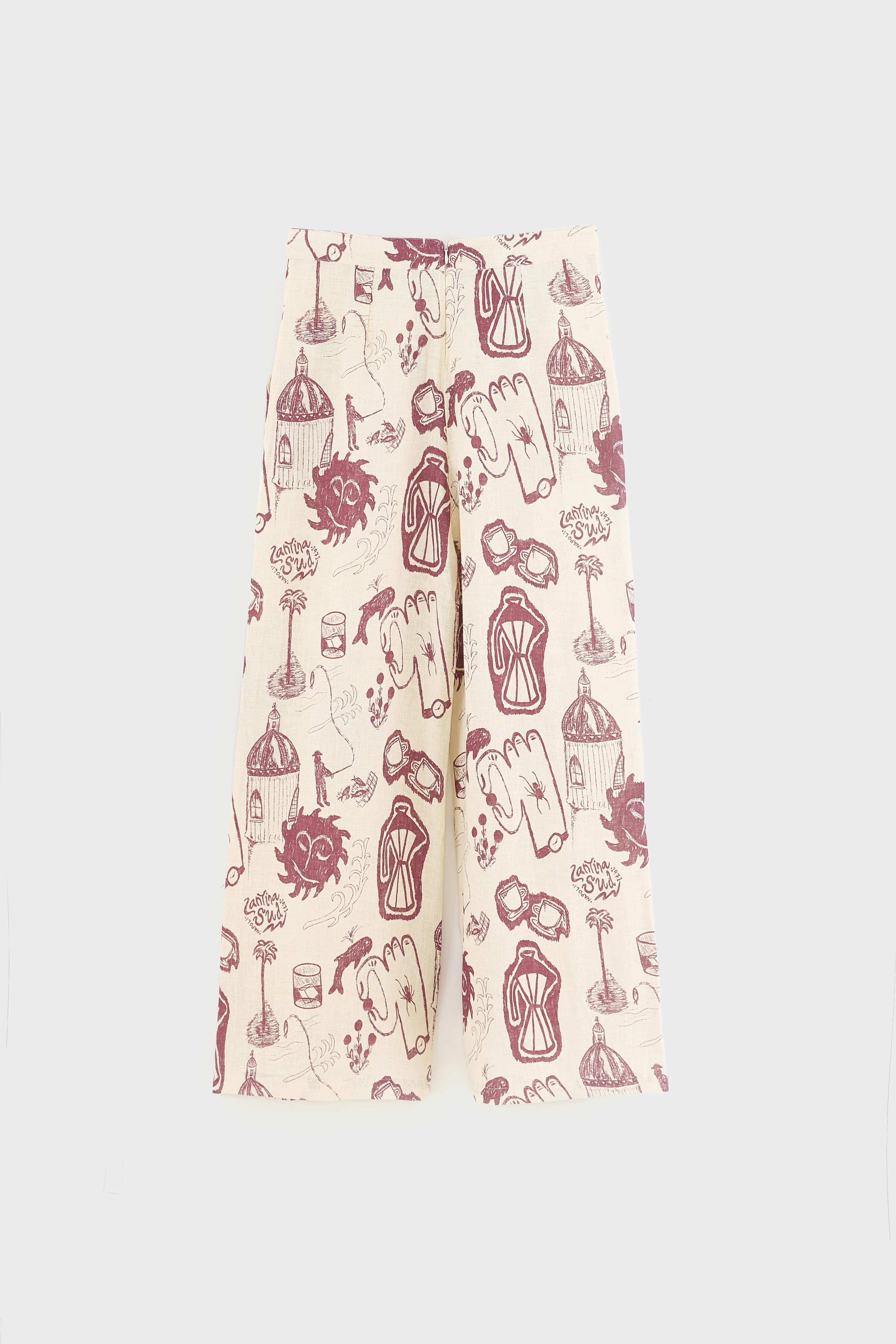 Bellerose Cantina Mojave Linen Trousers  (261 / W / BEIGE)