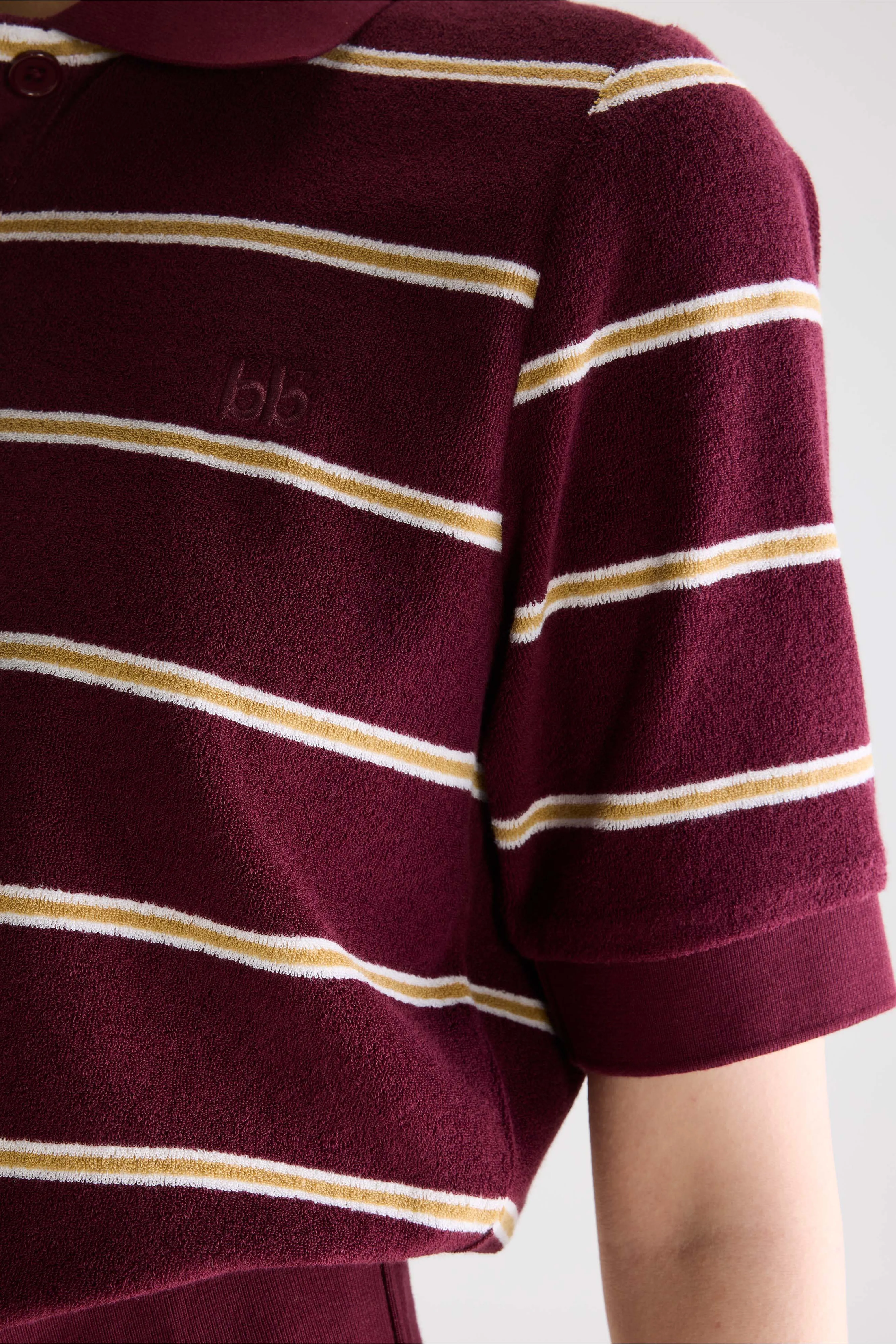 Bellerose Crixus terry polo (261 / W / STRIPE A)