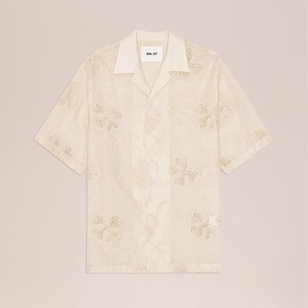 NN07 - Chemise Ben SS 50049 - Ivoire