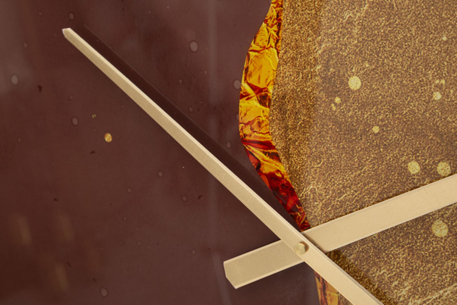 Mauro Ferretti Glody Ronde wandklok in veelkleurige houtvezels