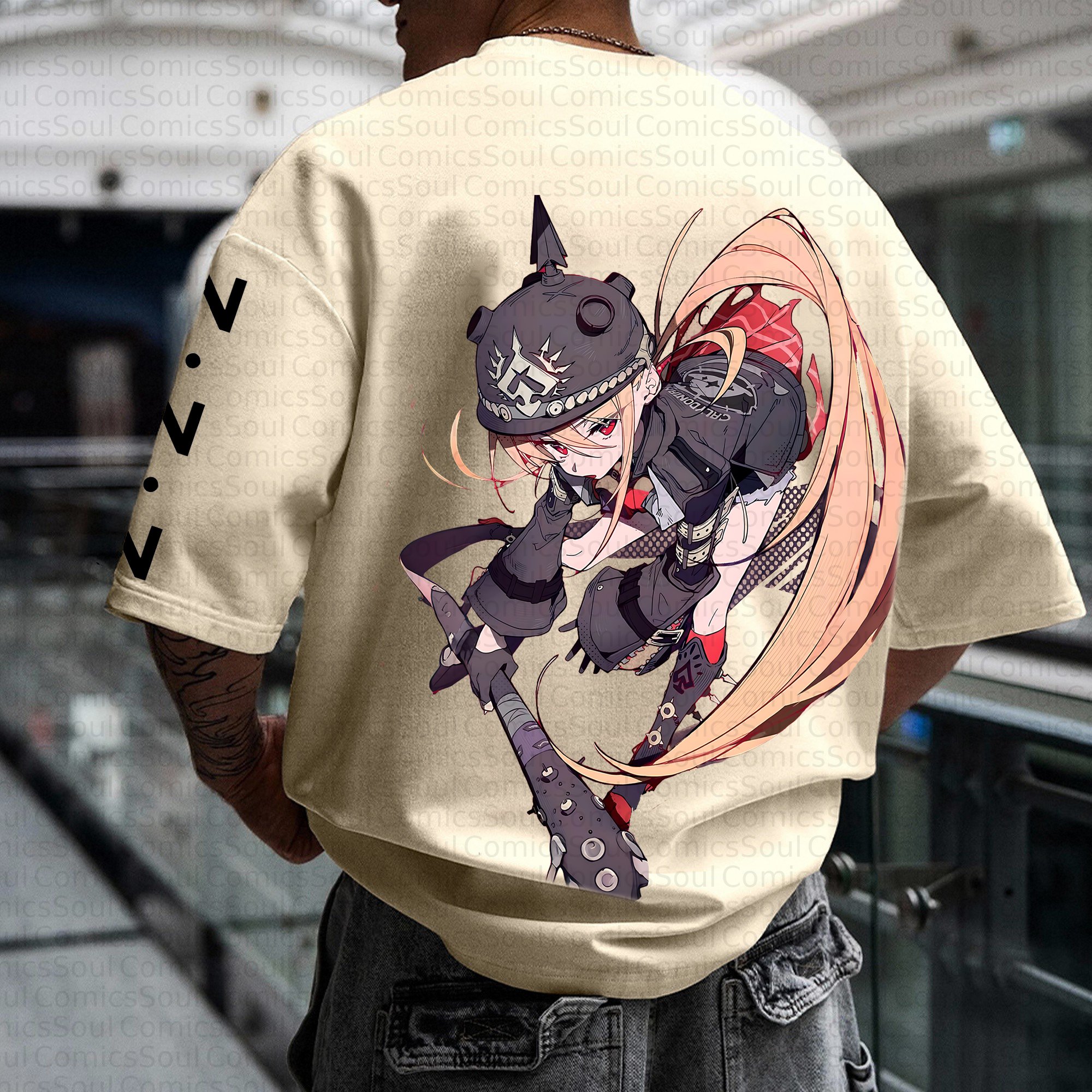 Unisex Anime Inspired Vintage T-shirt