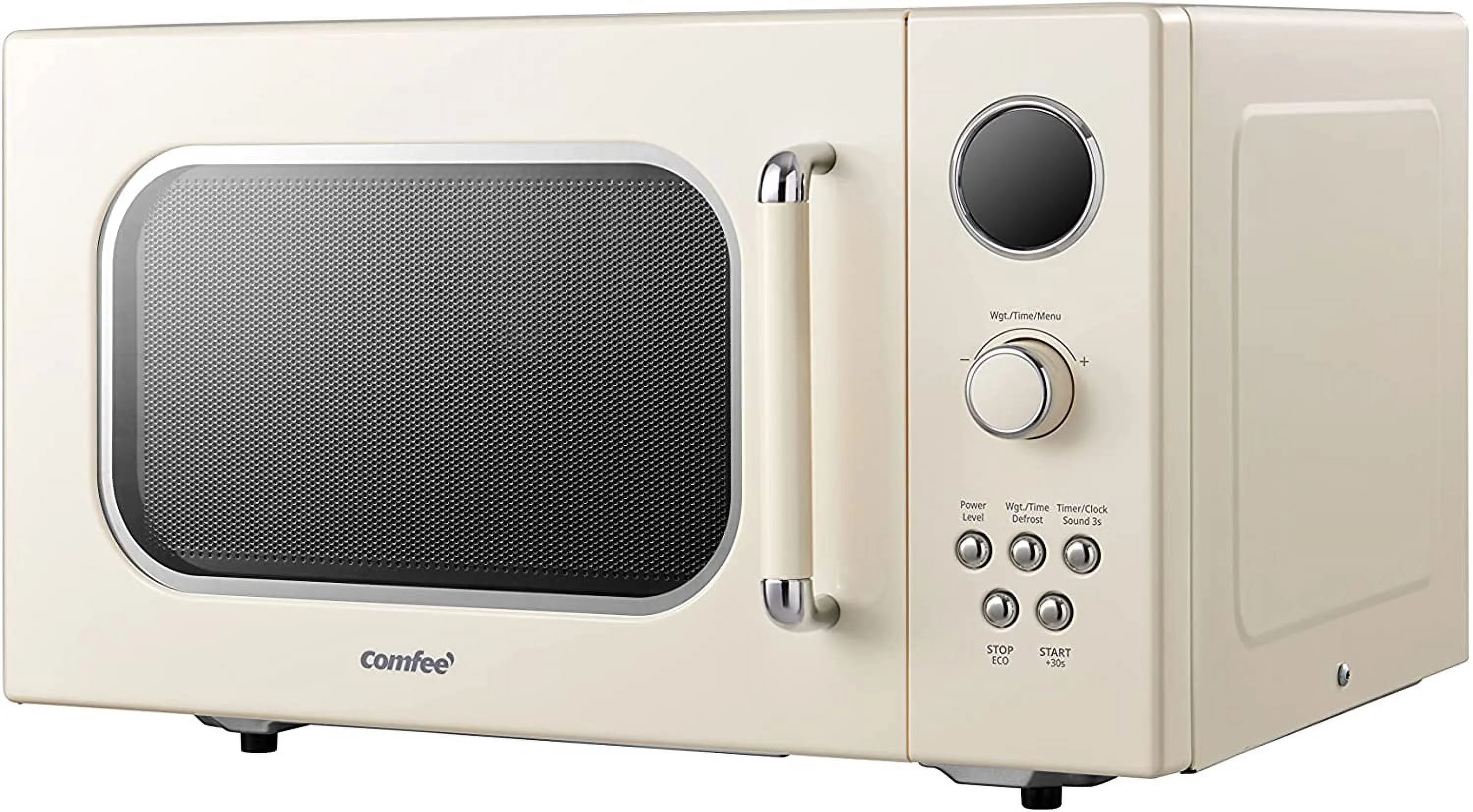 Comfee' Retro Microwave with LED digital display, 0.9 Cu. ft, 900W, Apricot, CM-M092AAT - Image 8