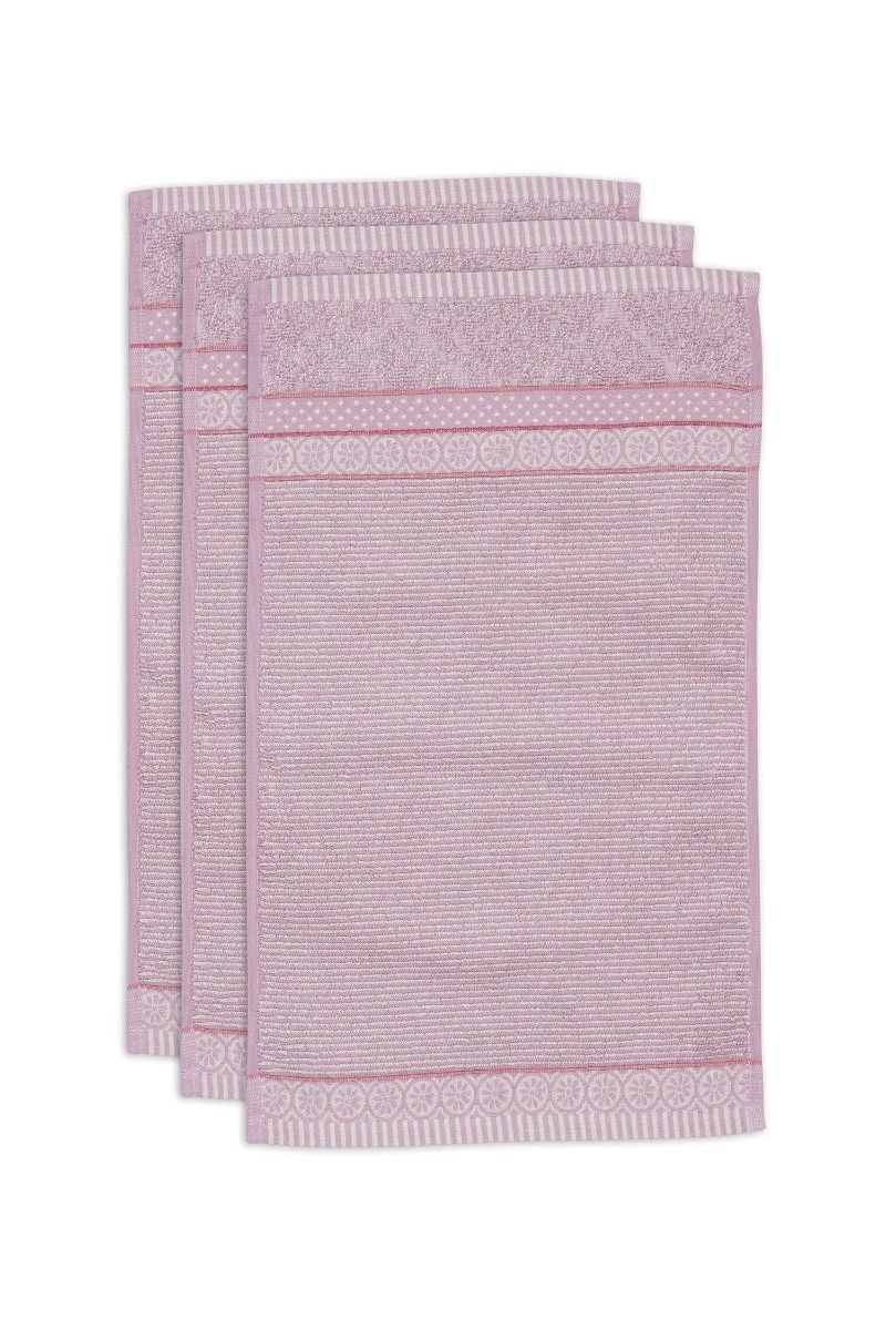 Guesttowel Set/3 Soft Zellige Lilac 30X50cm