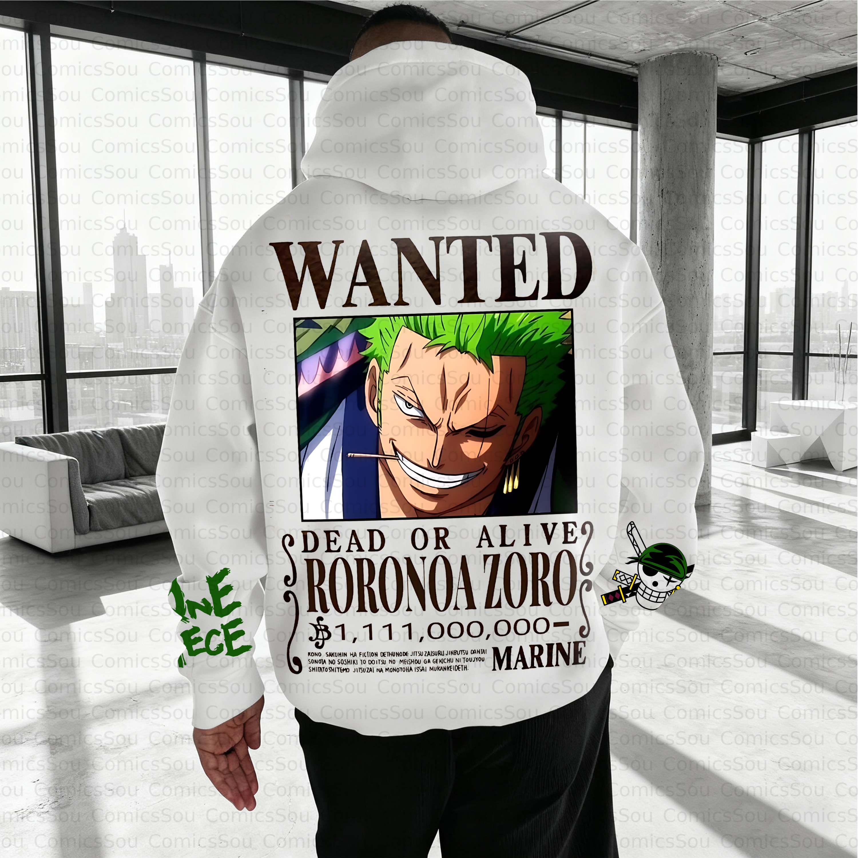 Unisex Anime Inspired Vintage Plush Hoodie