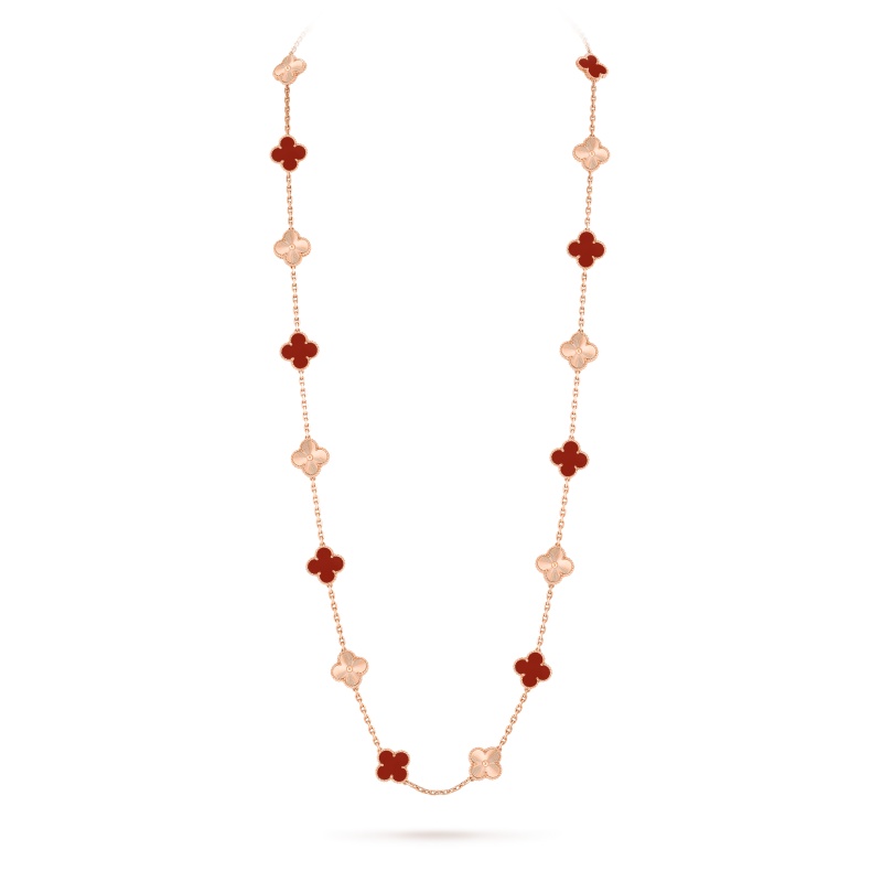 Replicate Vintage Alhambra long necklace, 20 motifs(1:1 replica) - Original Replica Club