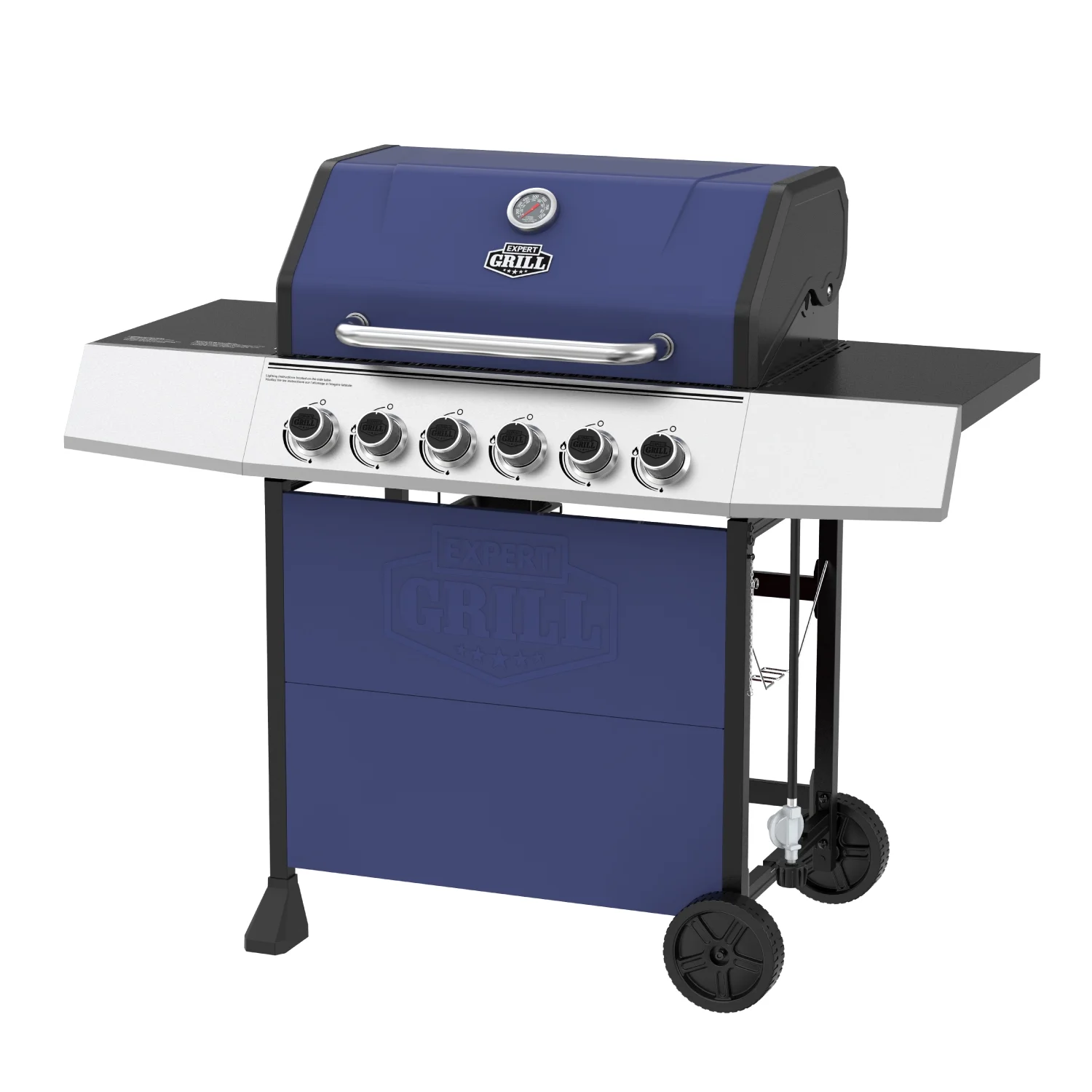 Expert Grill 5 Burner Propane Gas Grill with Side Burner - Image 47
