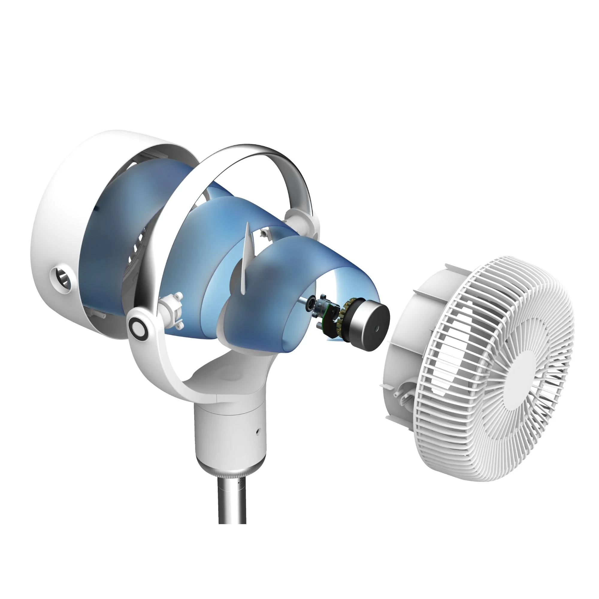 Lasko Whirlwind 7- 24-Speed Orbital Motion 25ft/s Airflow Remote Control Pedestal Fan, APDC301 - Image 15