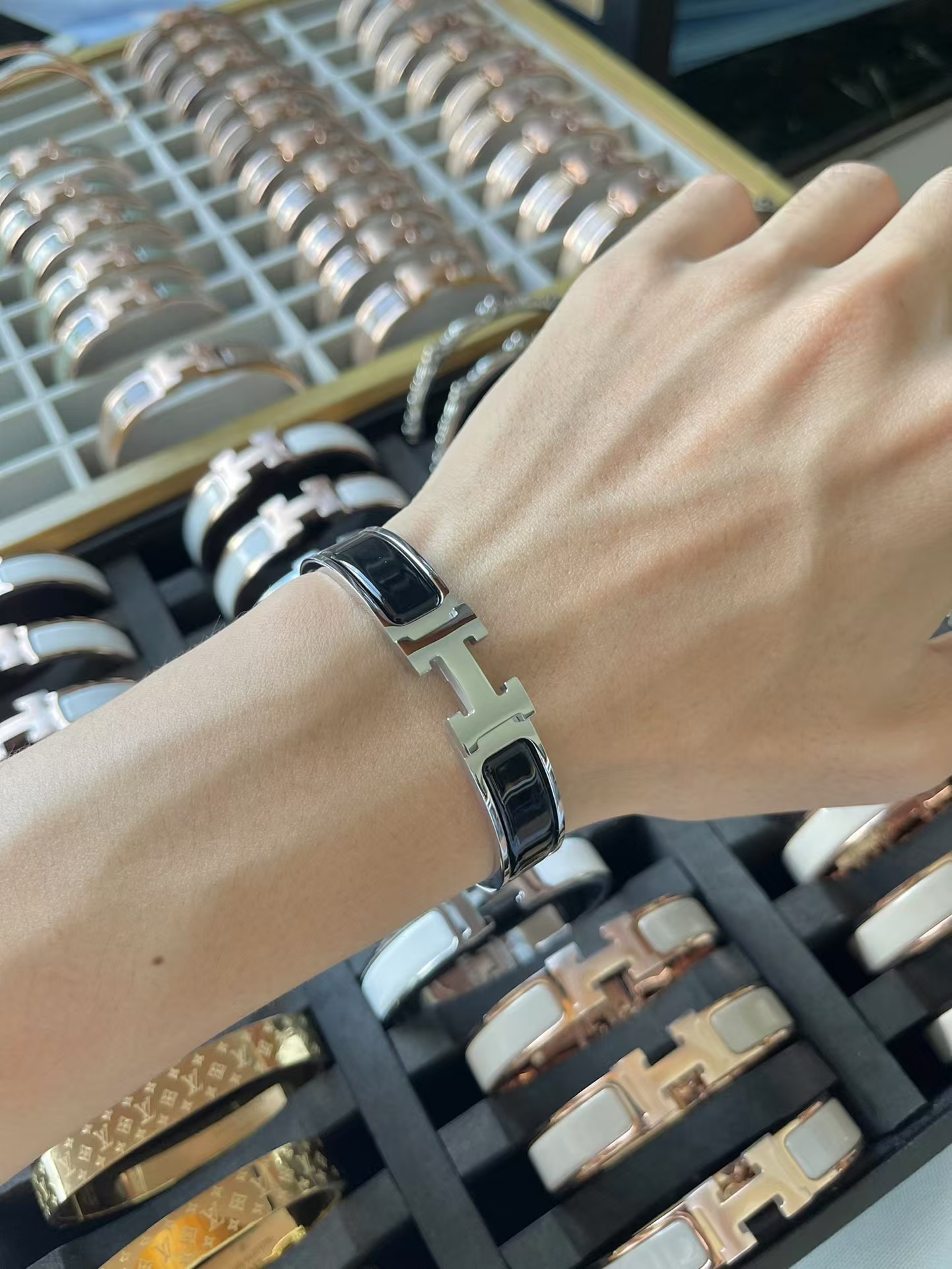Hermes Bermes Darth Vader Bracelet Bangle - Original Replica Club