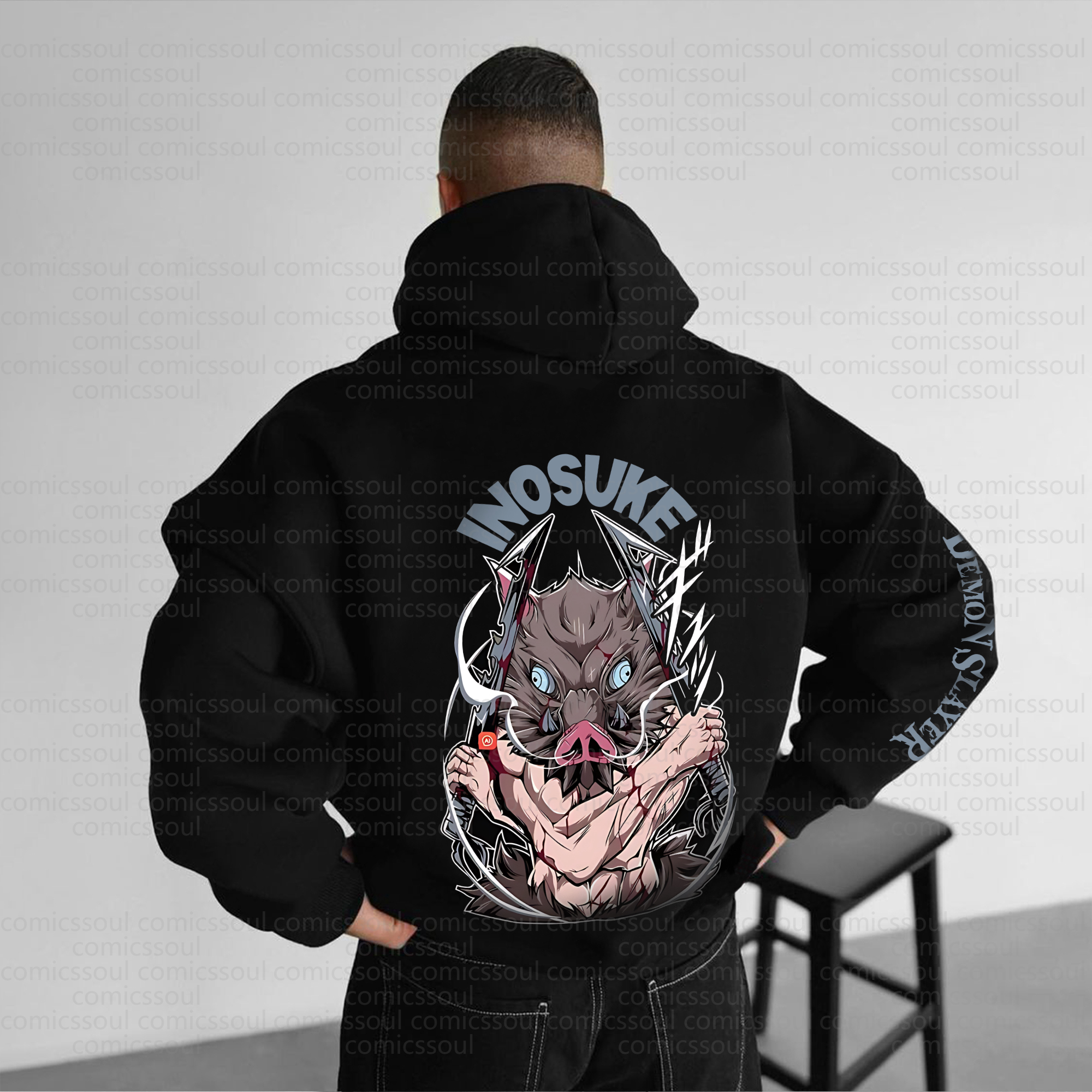 Unisex “Comicssoul” Graphic Streetwear Vintage Hoodie