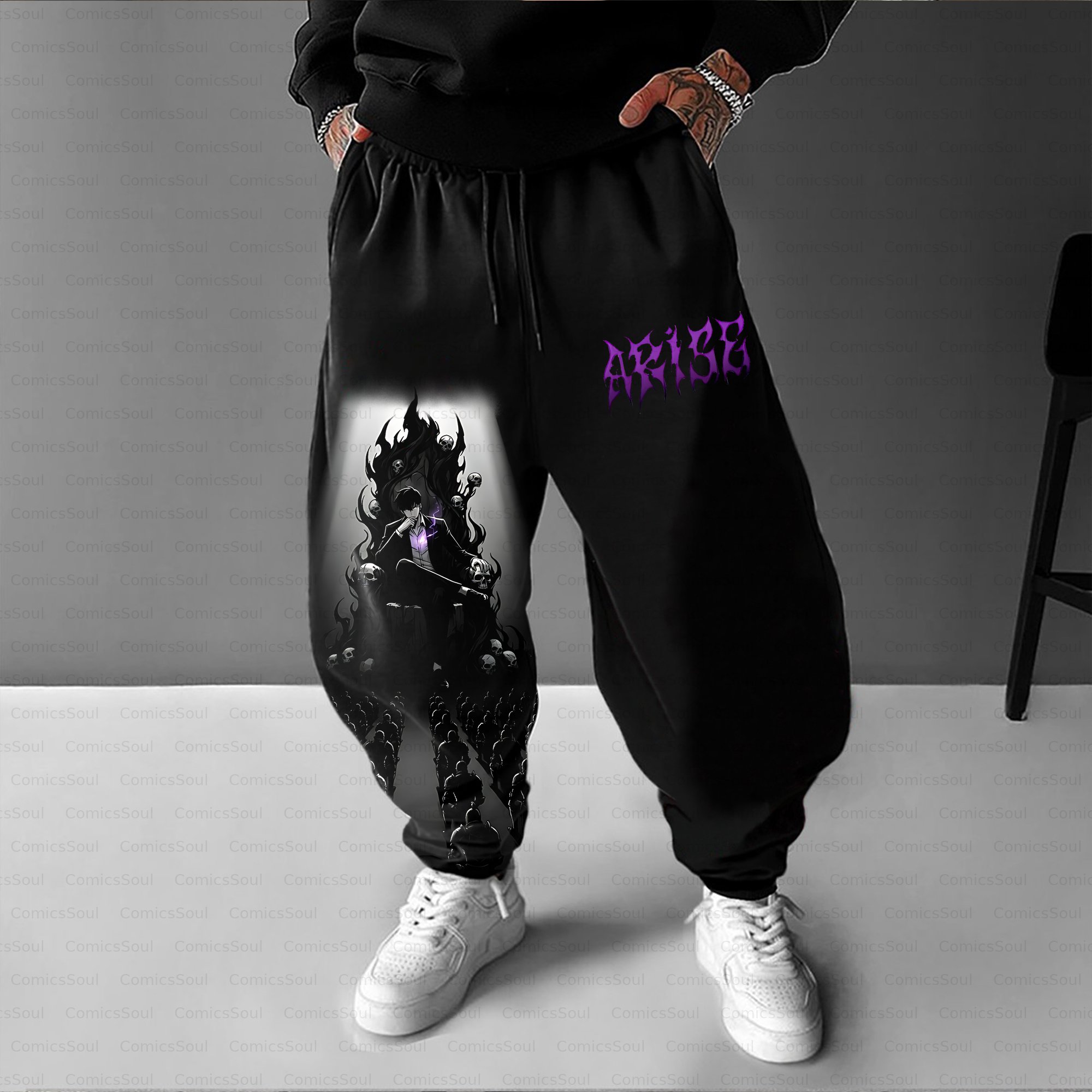 Unisex Casual Anime Streetwear Pant