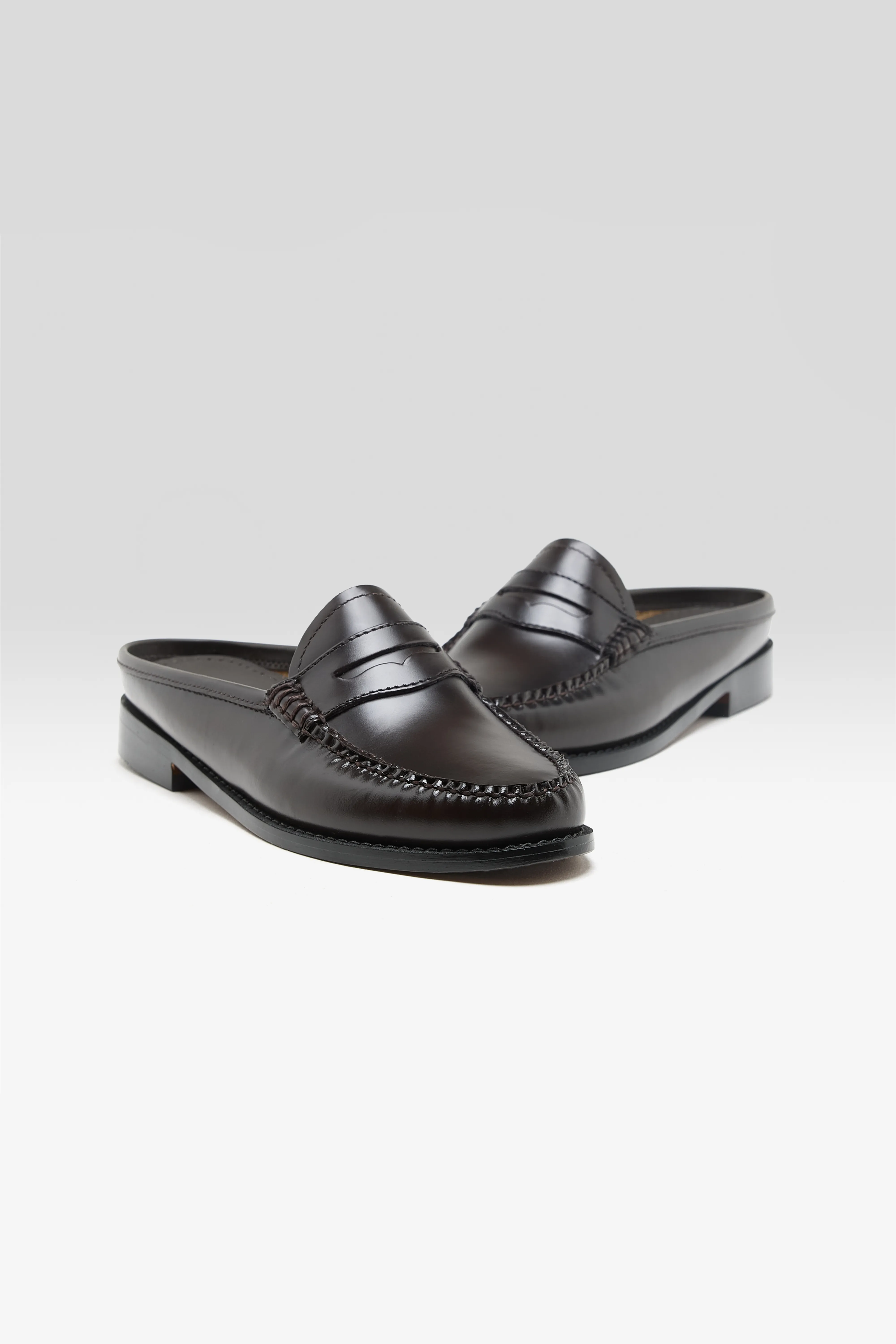 Bellerose Weejuns Penny Slides for Women  (261 / W / CHOCOLATE)