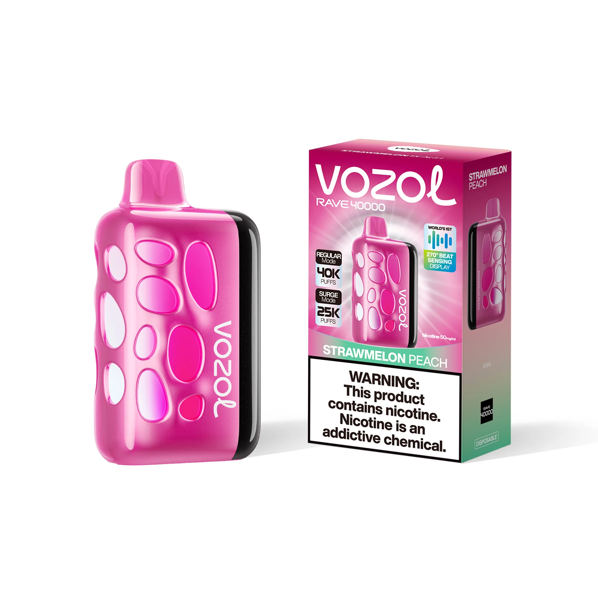 VOZOL RAVE 40K cigarette électronique jetable (toutes les saveurs)