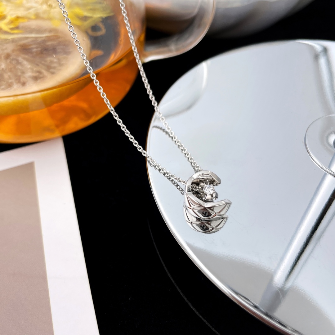 Chanel Coco Collier Necklaces Half Moon Style Three Colors Options - Original Replica Club
