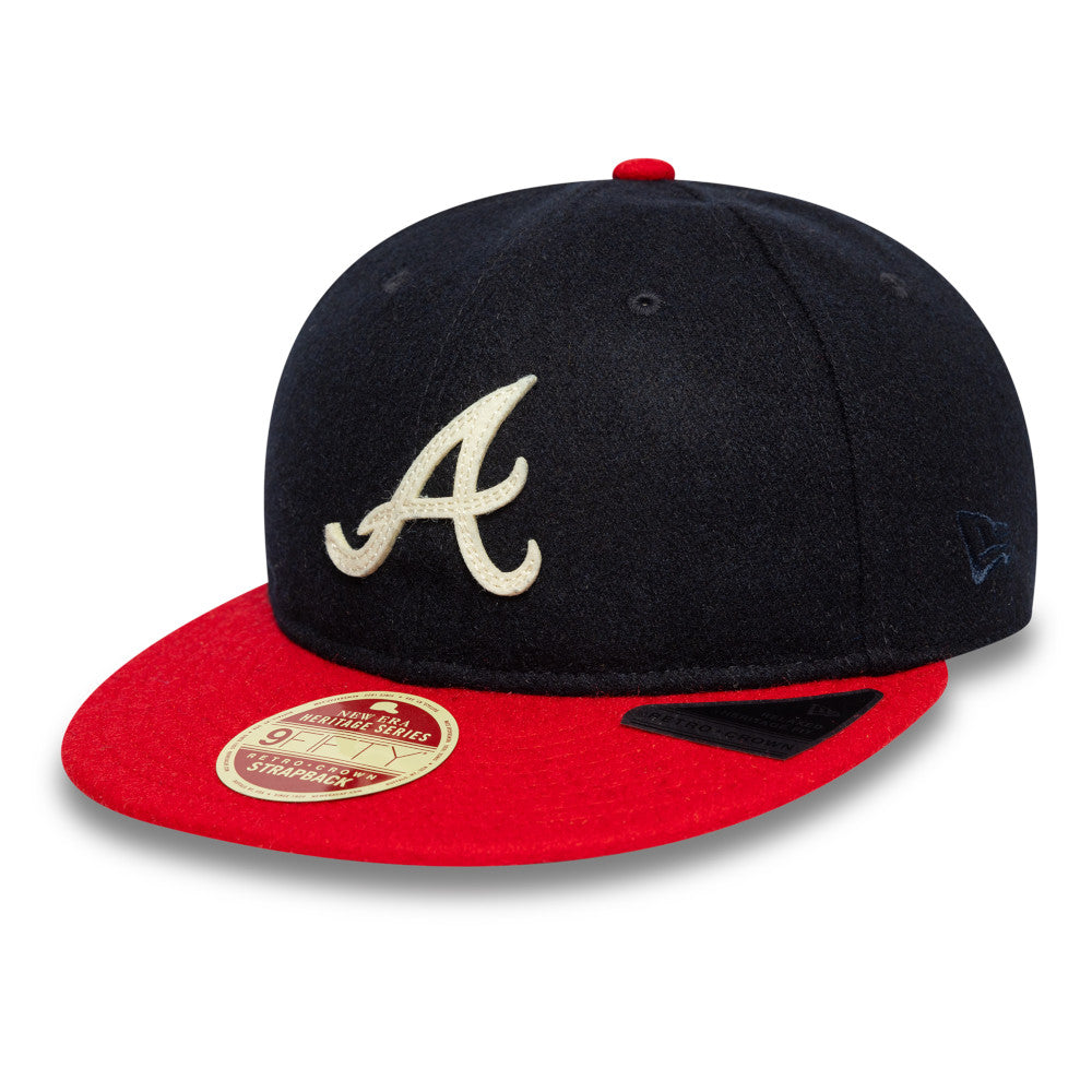 New Era - Casquette 9FIFTY Heritage Series - Noir & Rouge