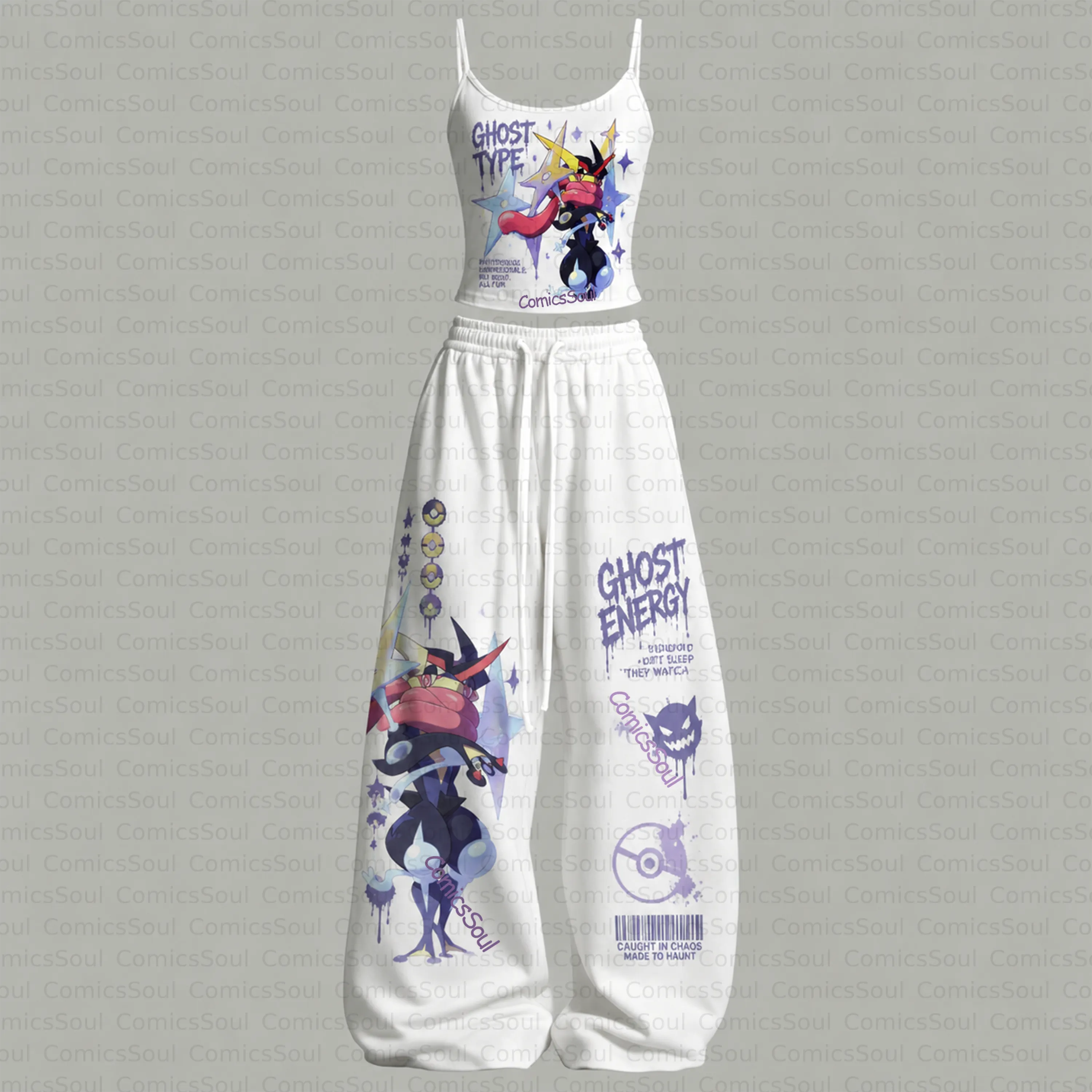 Pokémon Top & Elasticated Trousers Two-Piece Set TeeThreads Sustain the Scene with Custom Apparel