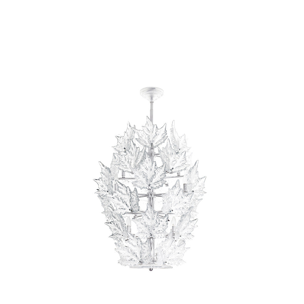 LUSTRE CHAMPS-ÉLYSÉES - CRISTAL INCOLORE, FINITION CHROMÉ