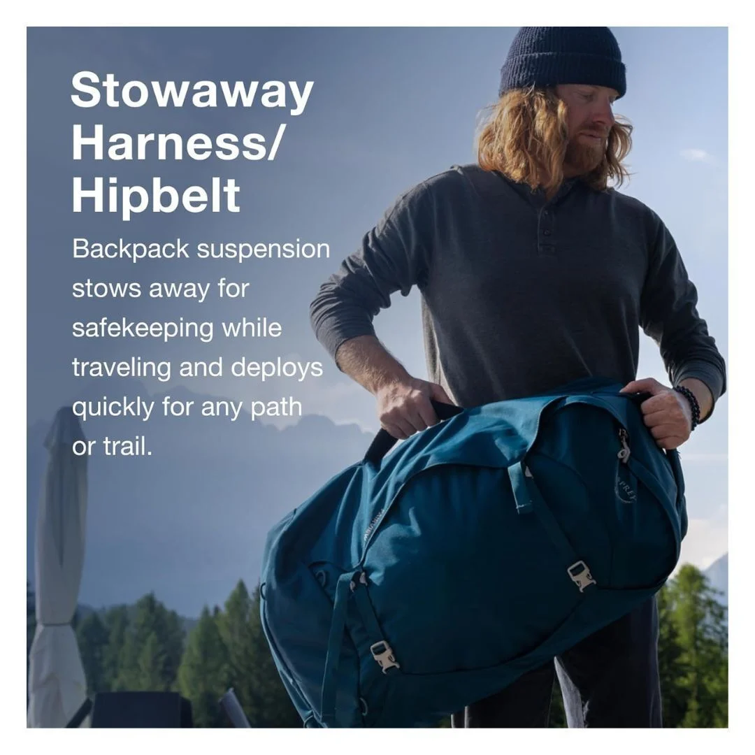 Osprey Fairview 55L Womens Travel Backpack - Night Jungle Blue - Image 5