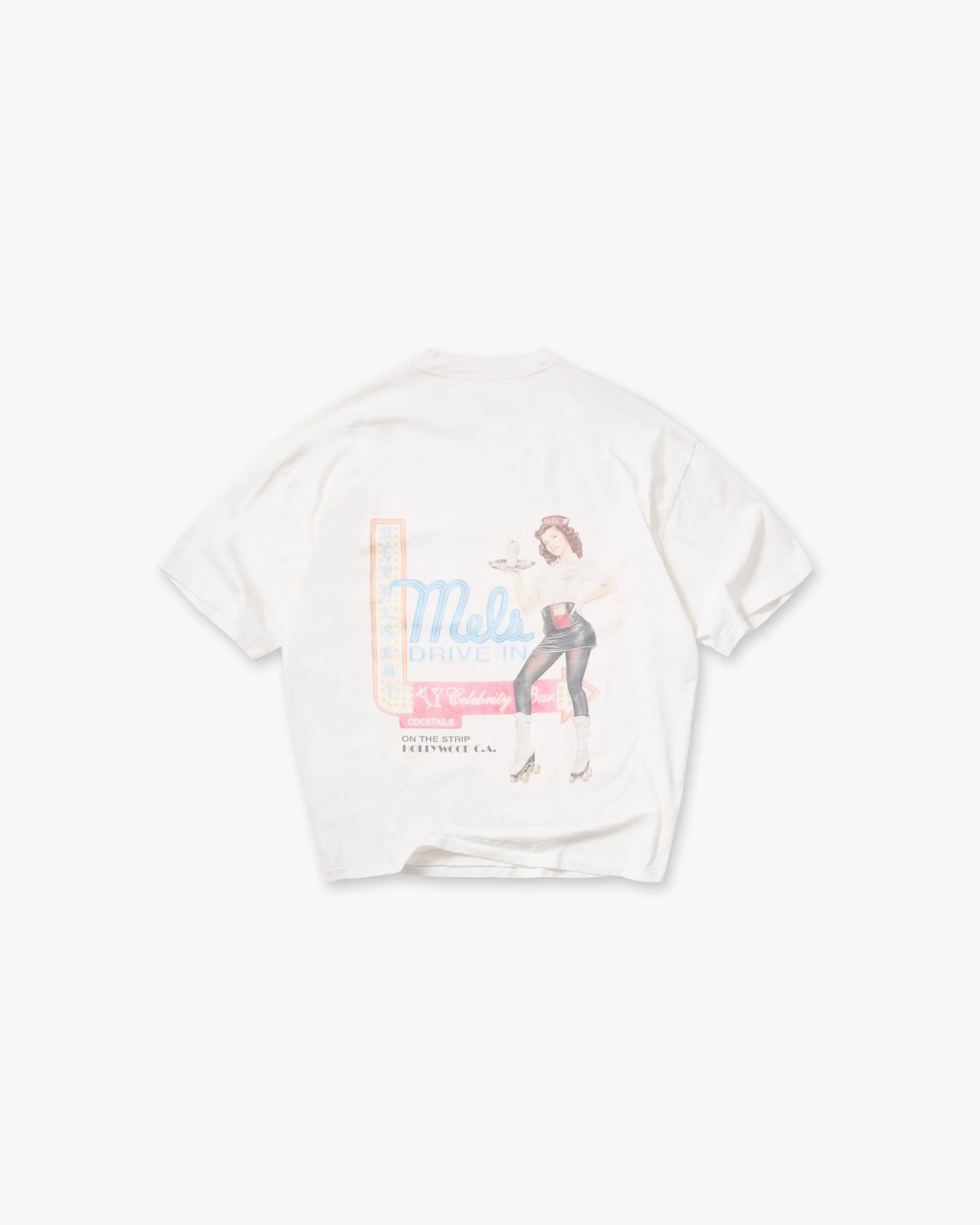 Represent x Mels Diner T-Shirt - Flat White