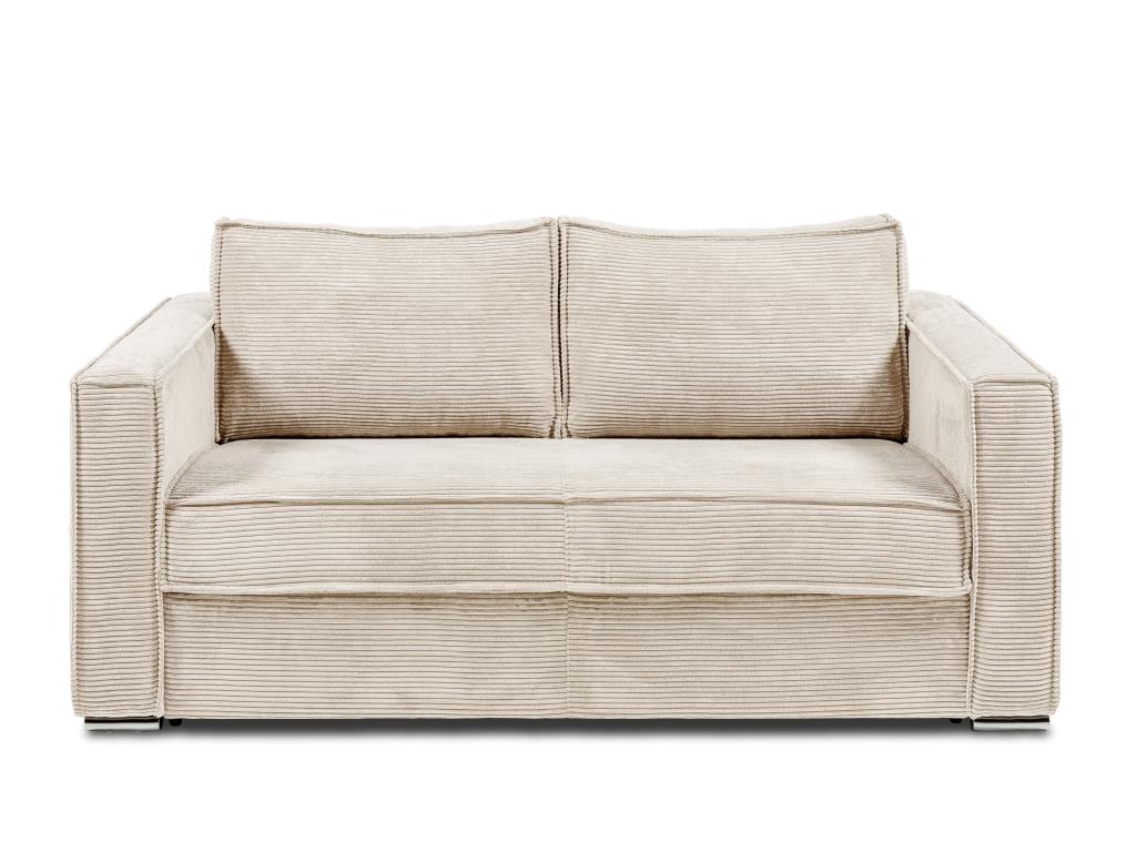 Sofá cama apertura italiana 3 plazas pana beige