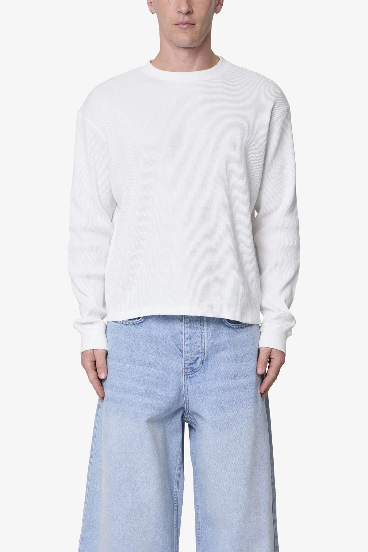 Basic Thermal L/S Tee - White