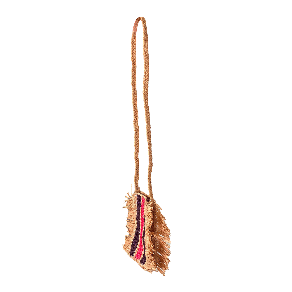 Camalya - Sac bandoulière Gao - Bleu & Corail
