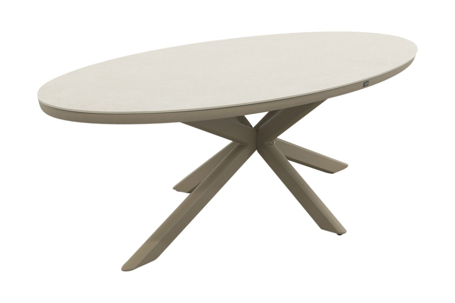 VDG Ventaro ovale tuintafel 240x115 cm. - Latte