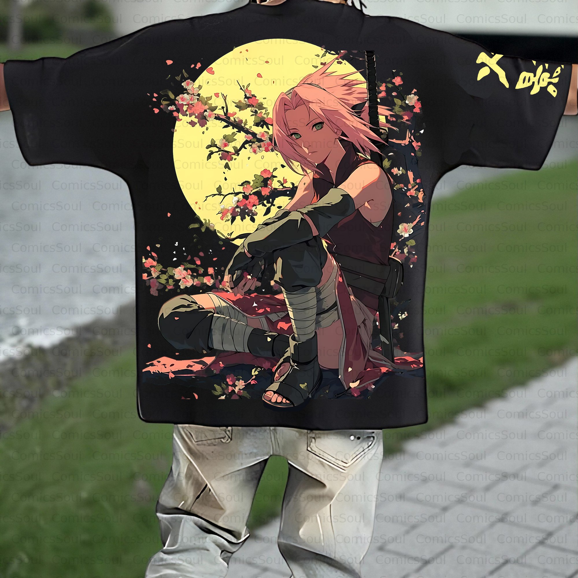 Unisex Anime Inspired Vintage T-Shirt