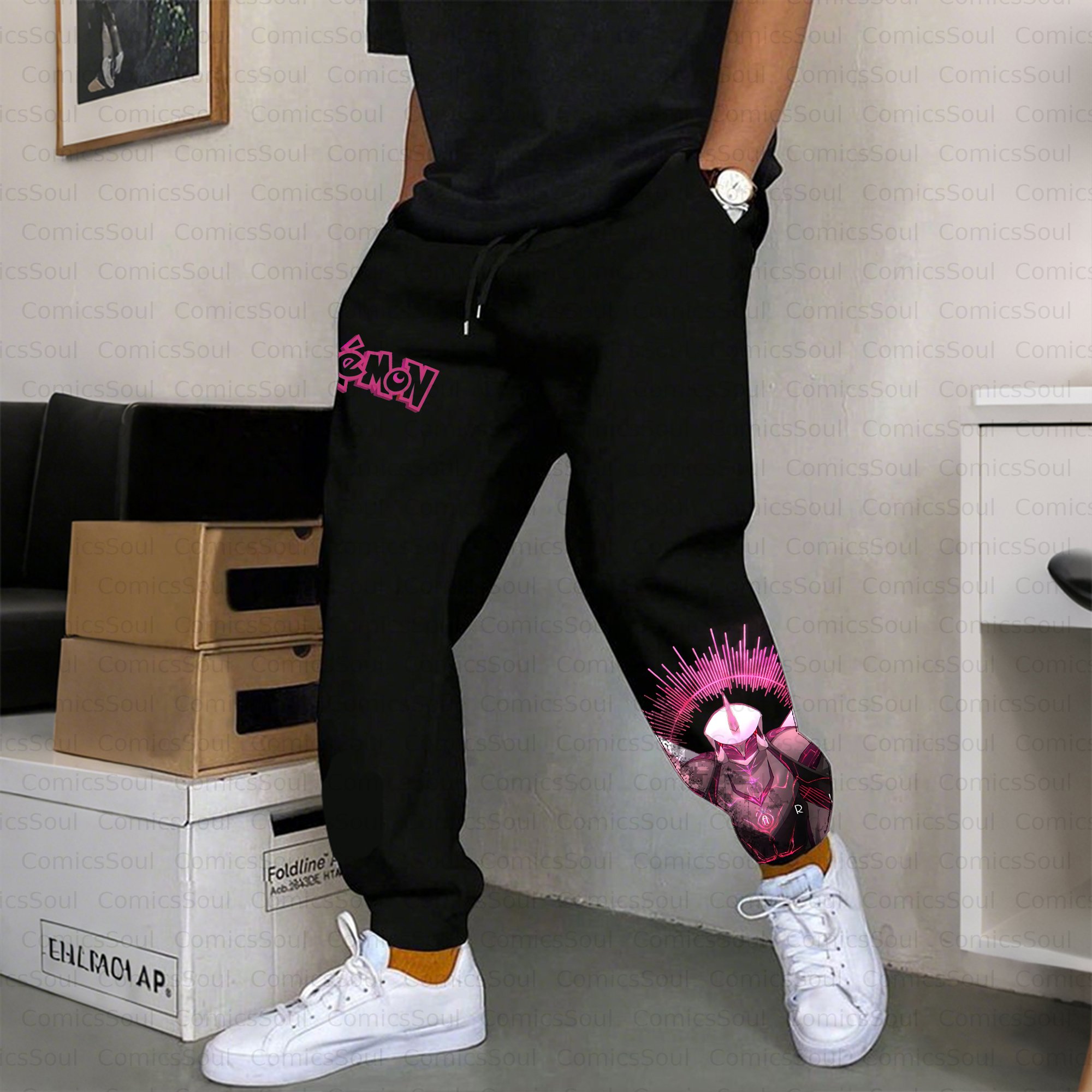 Unisex Casual Anime Streetwear Pant