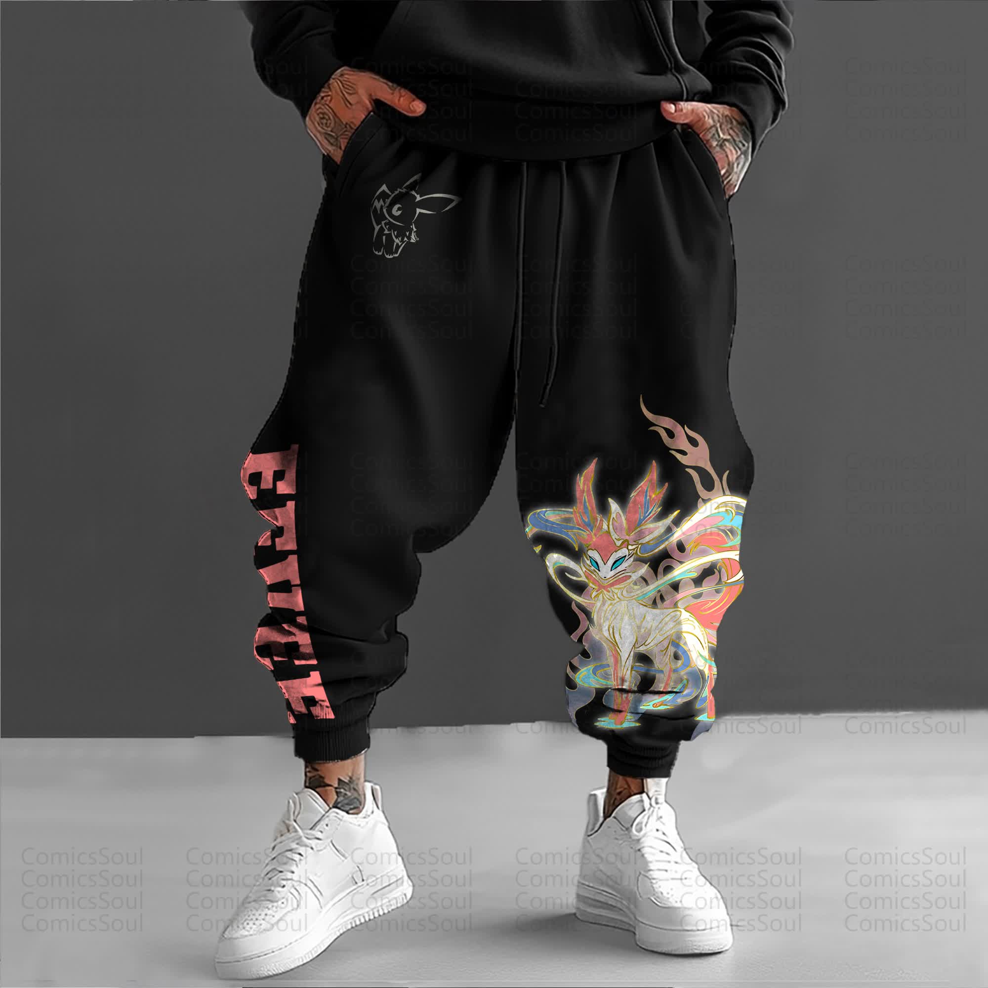 Unisex Anime Inspired Vintage Pants丨Comicssoul