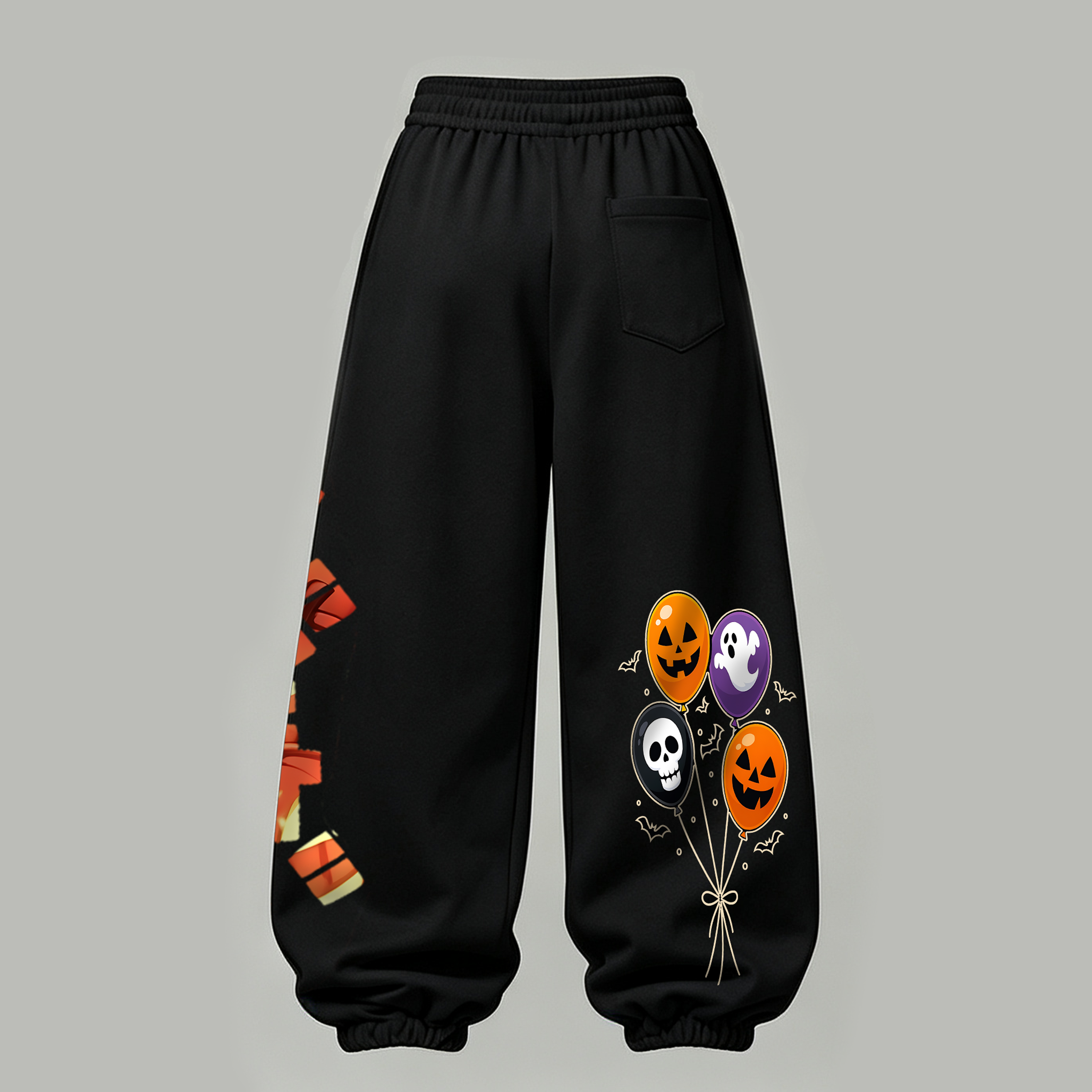 Pokémon Halloween Series Cropped Long Sleeve Hoodie & High Waist Jogger Pants Two Piece TeeThreads Sustain the Scene with Custom Apparel