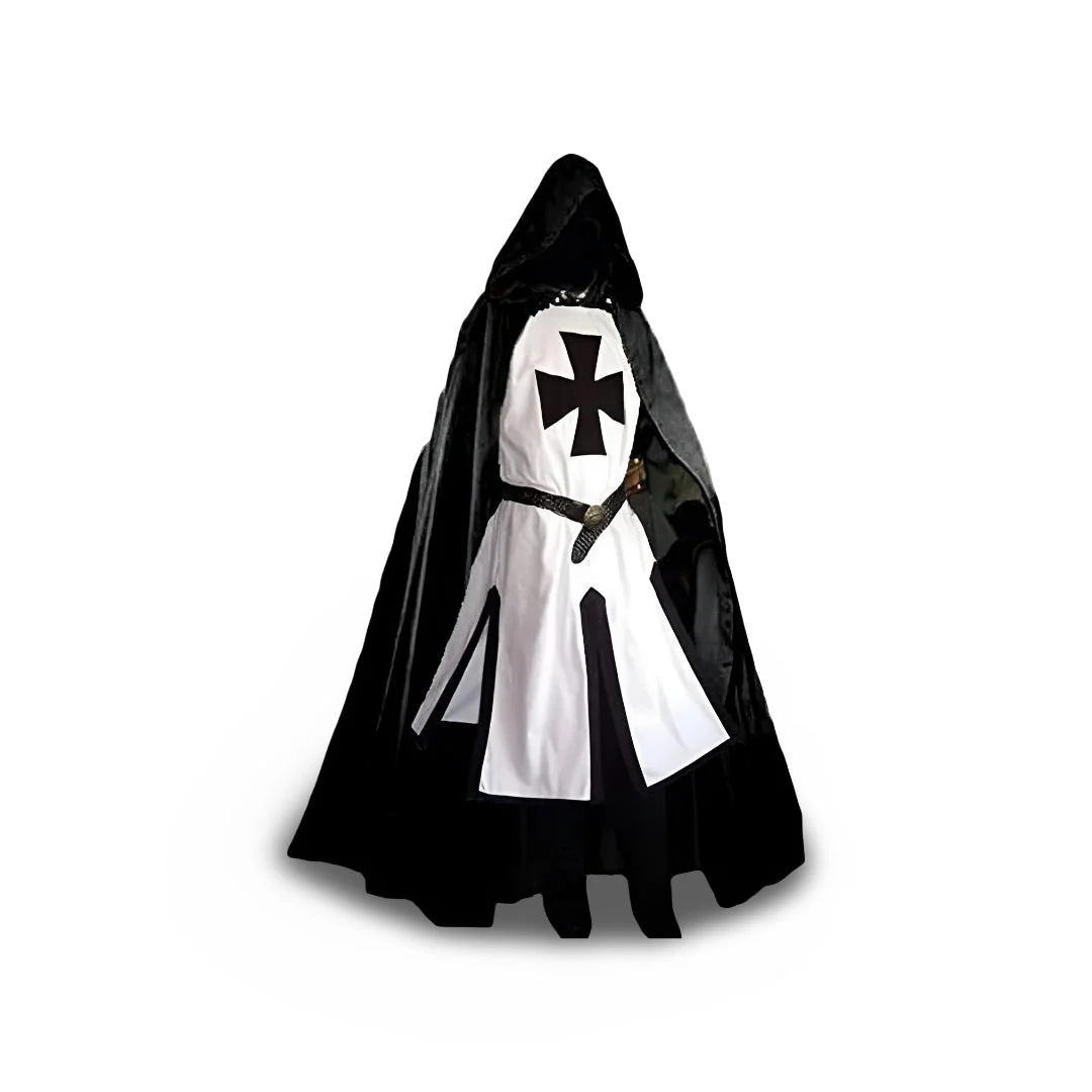 Halloween Costume Medieval Knight Cloak Cosplay Outfit - Image 11 Halloween Costume Medieval Knight Cloak Cosplay Outfit - Image 11