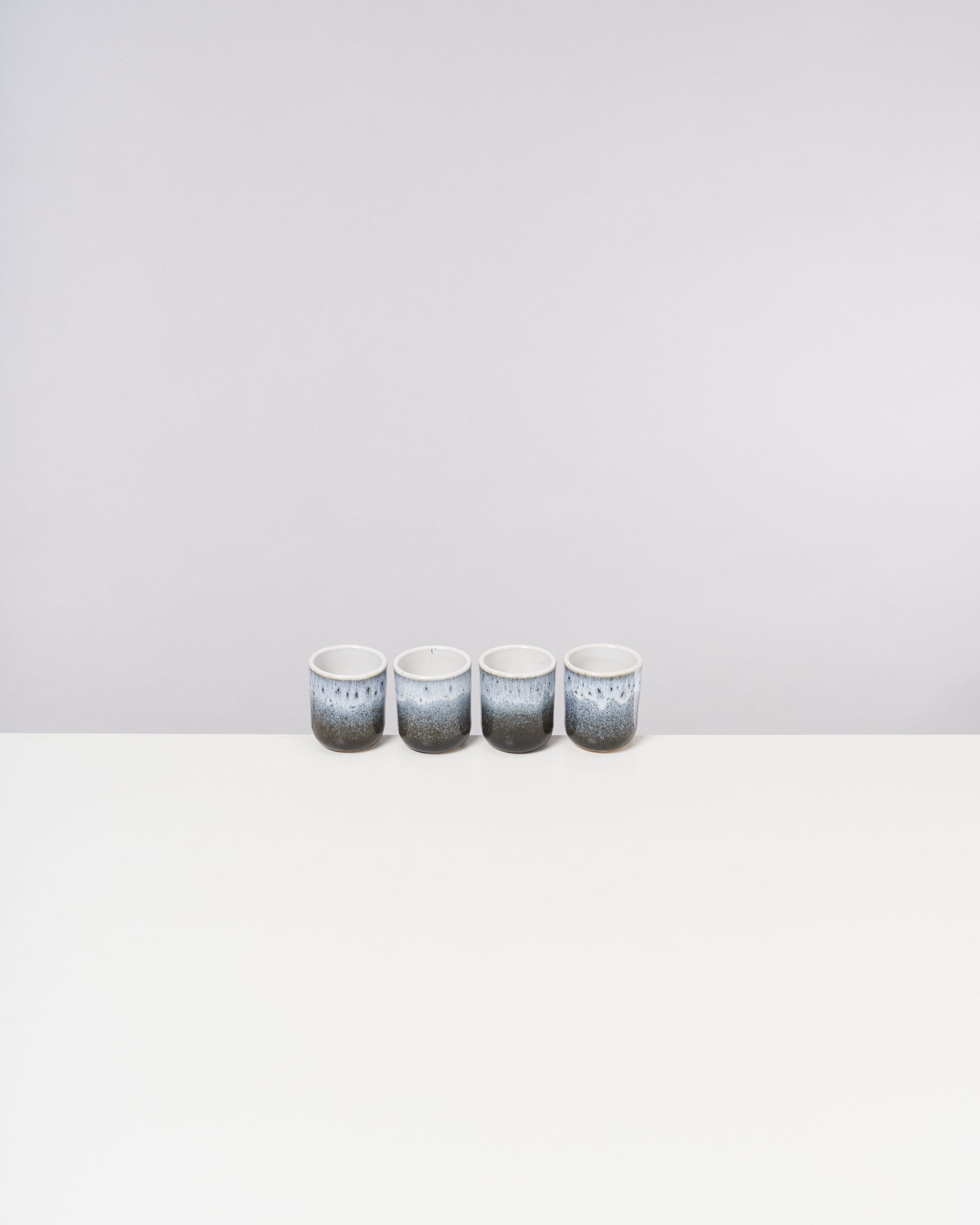 Alcachofra Espressobecher schwarzblau 4er-Set