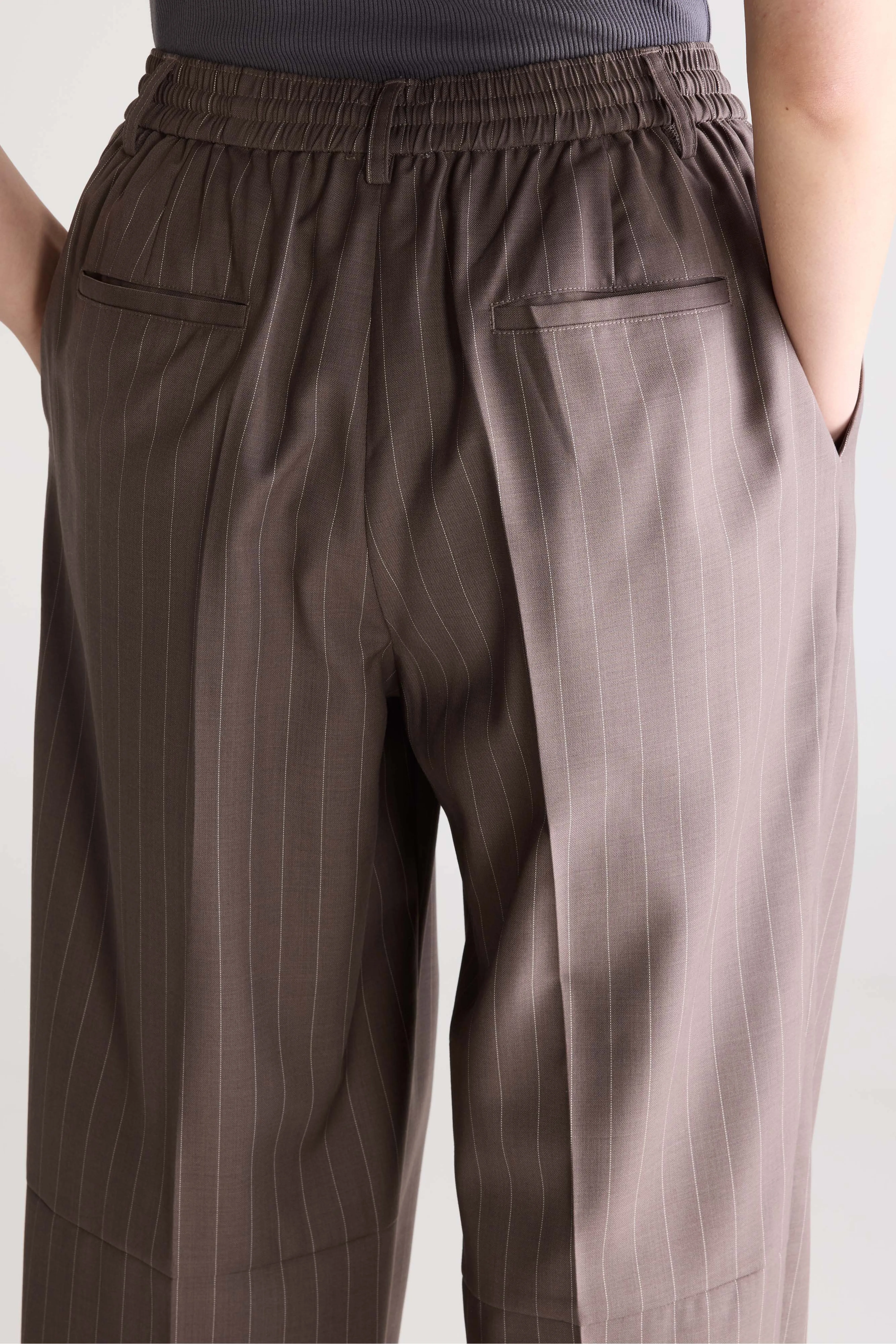 Bellerose Jilo tapered trousers (261 / W / STRIPE B)
