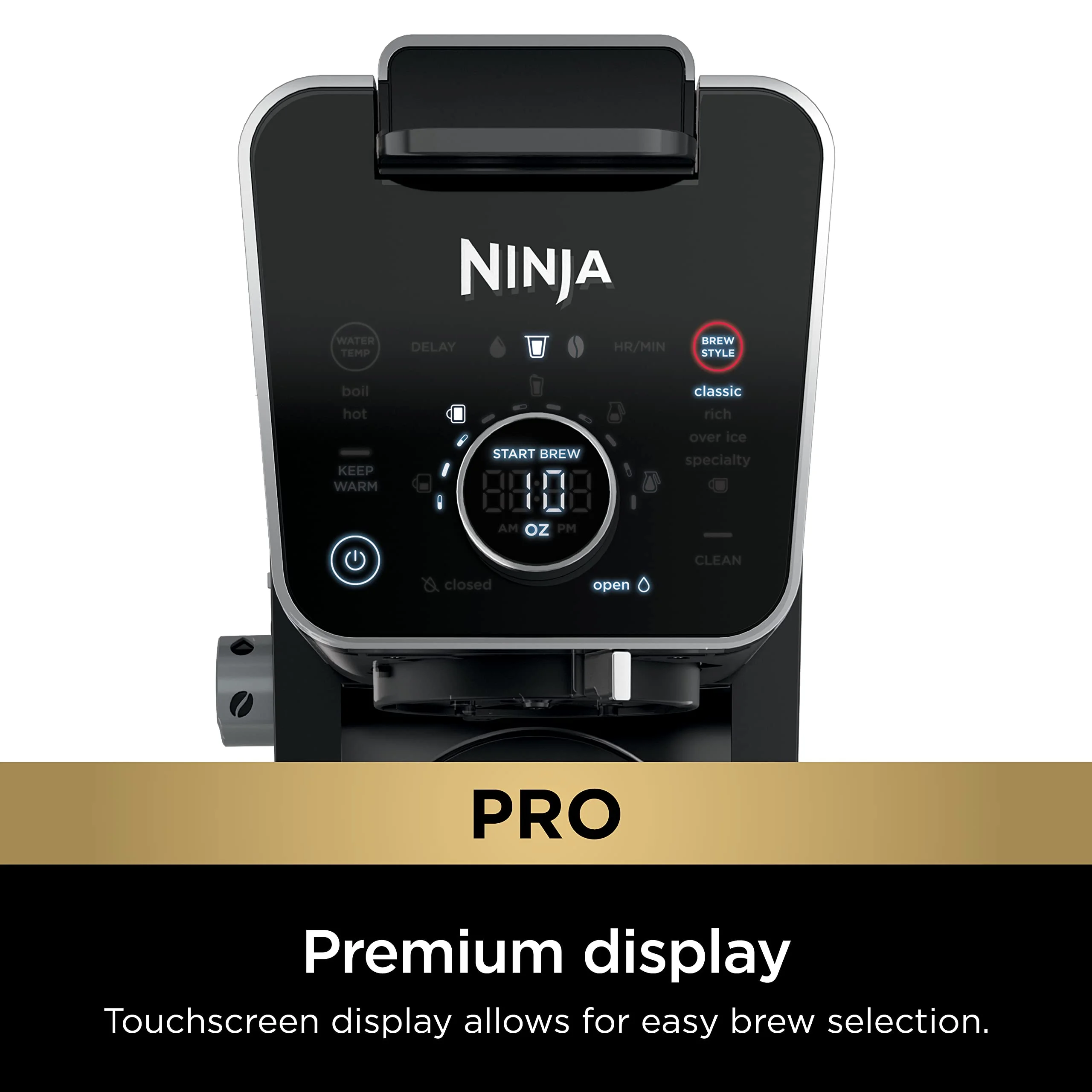 Ninja Drip Coffee Maker With K Cup Combo, DualBrew Pro Specialty Coffee System, Coffee Machine Compatible with K-Cup Pods, 12 Cup Single Serve Coffee Makers with Paper Filter, CFP301 Frother? F - Image 15