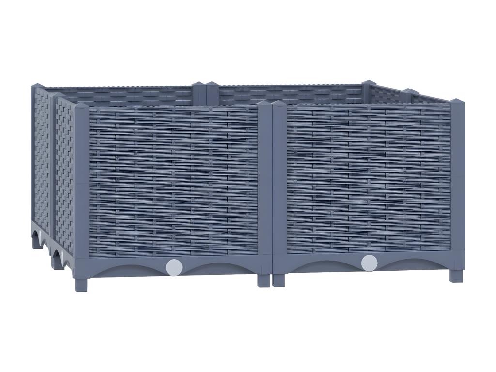 Arriate polipropileno 80x80x38 cm