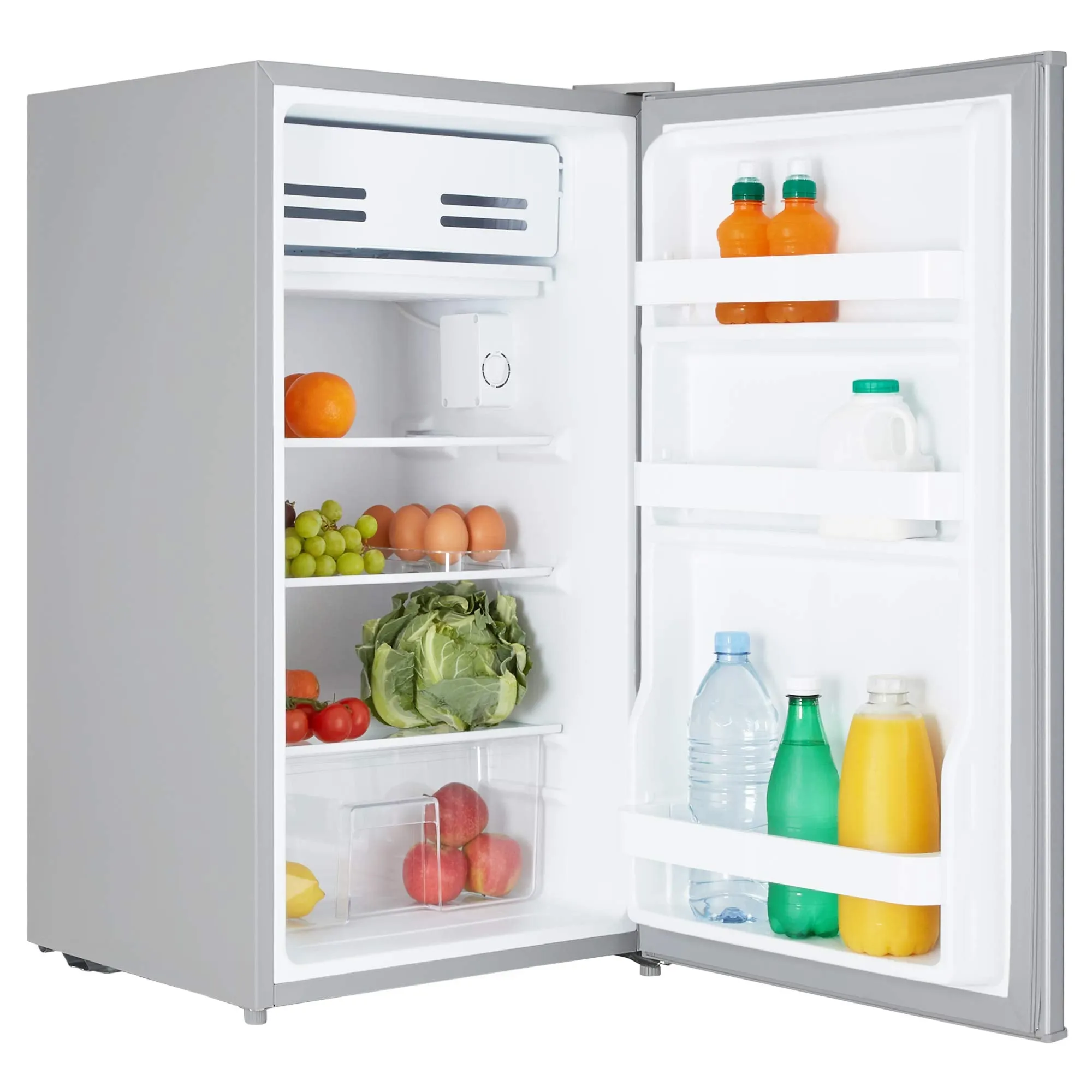 Cookology 93L Under Counter Fridge, Silver
