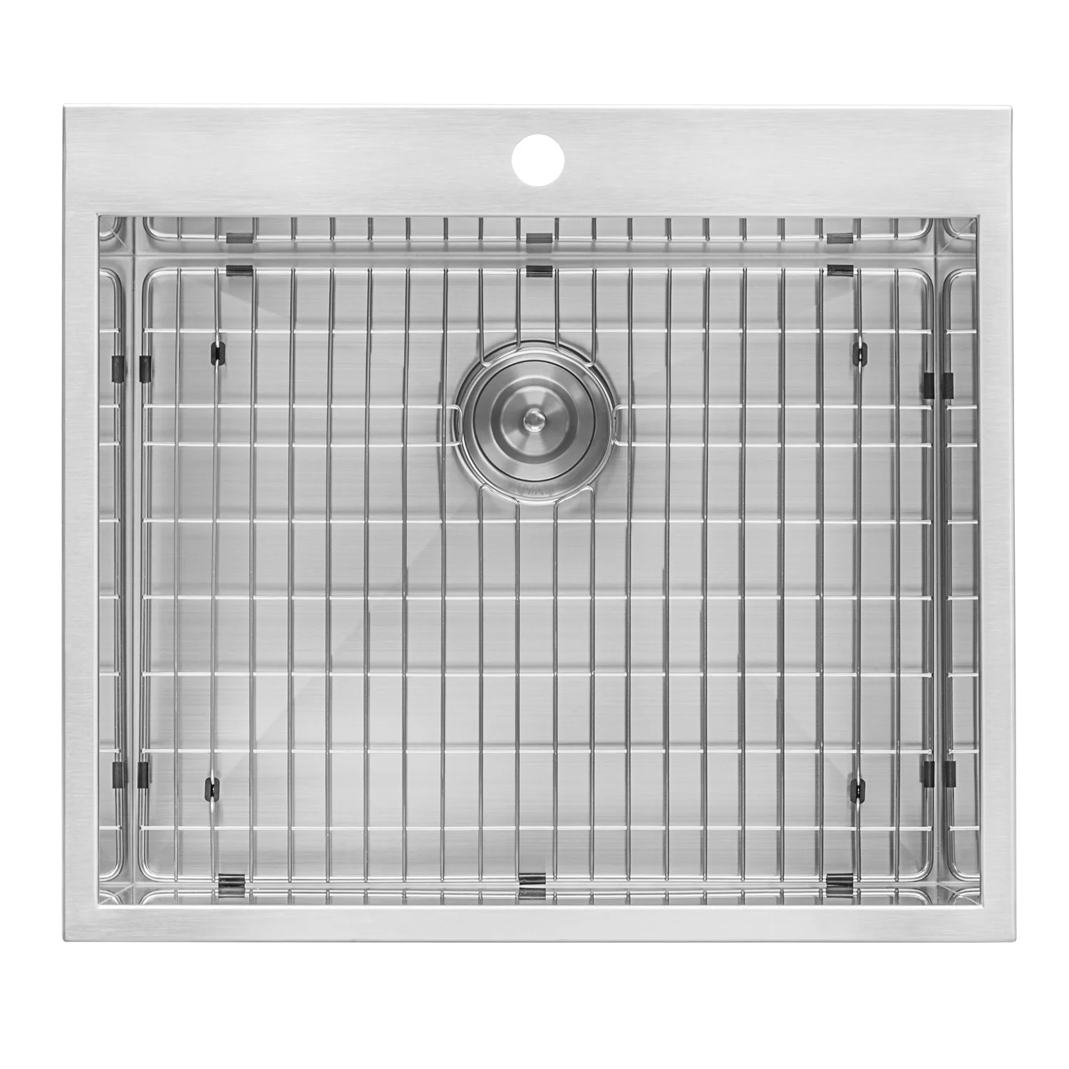 Ruvati RVU6010 25 x 22 x 12 in. Topmount Laundry Utility Sink Deep 16 Gauge Stainless Steel - image 7