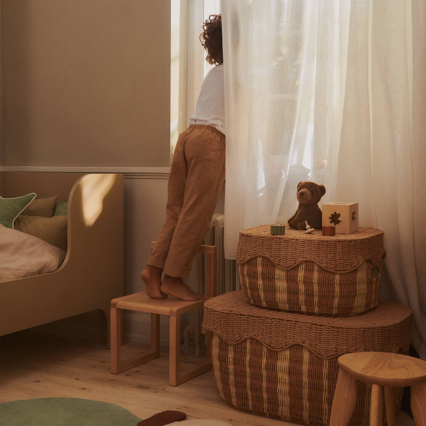 Ferm Living Rivan Storage Opbergmand - Set van 2