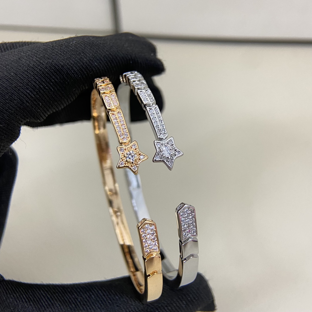 Chanel Star Cuff Bangle Bracelet - Original Replica Club