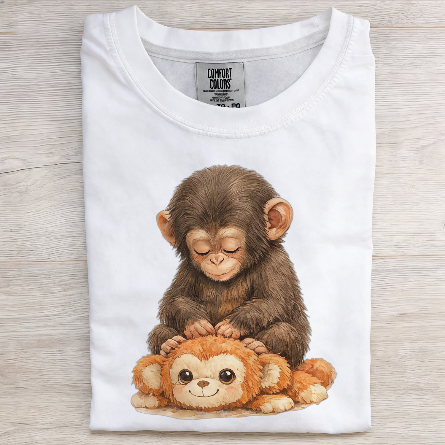 Punch Monkey Meme Graphic T-shirt