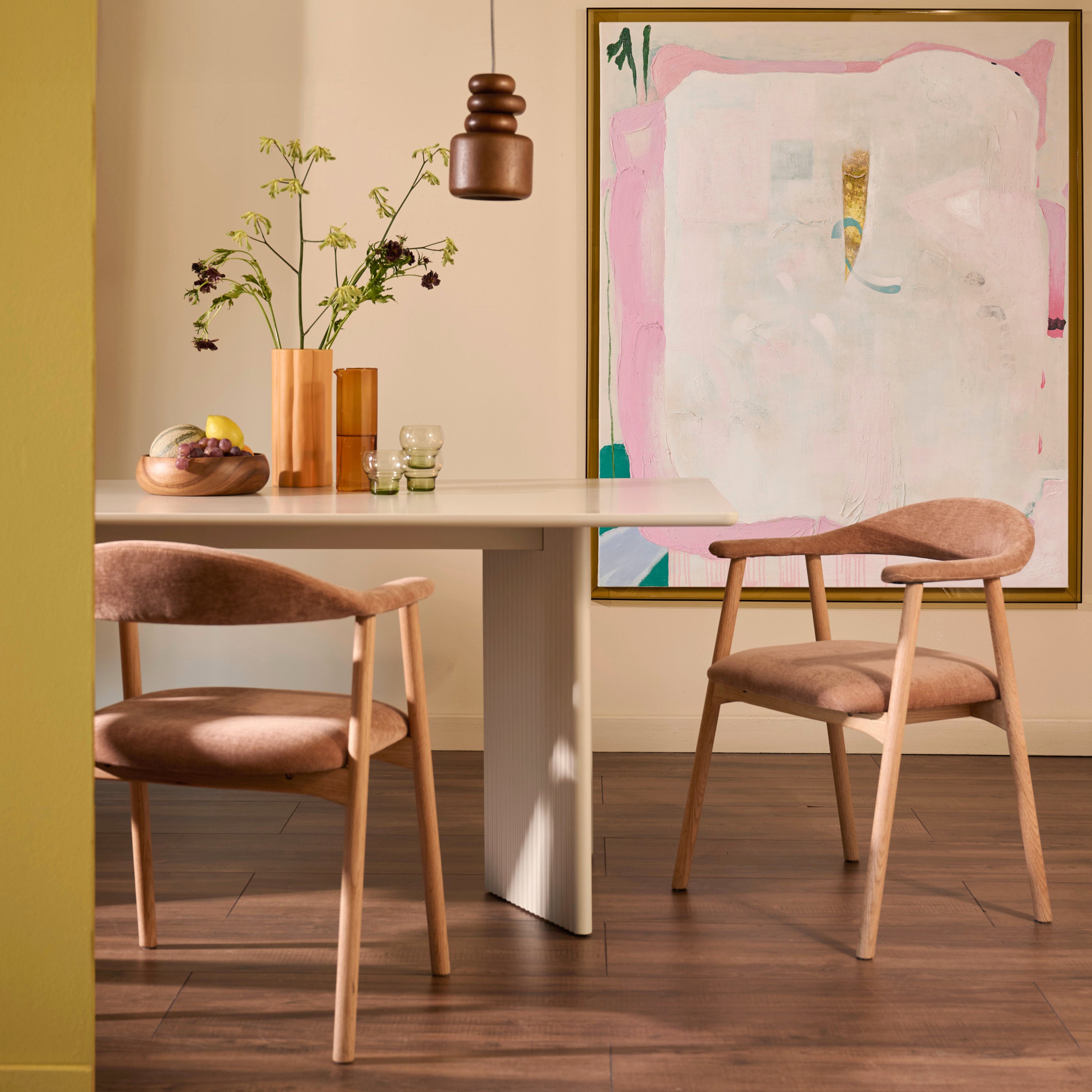 by fonQ Nordic Eetkamerstoel - Eikenhout - Rosewood