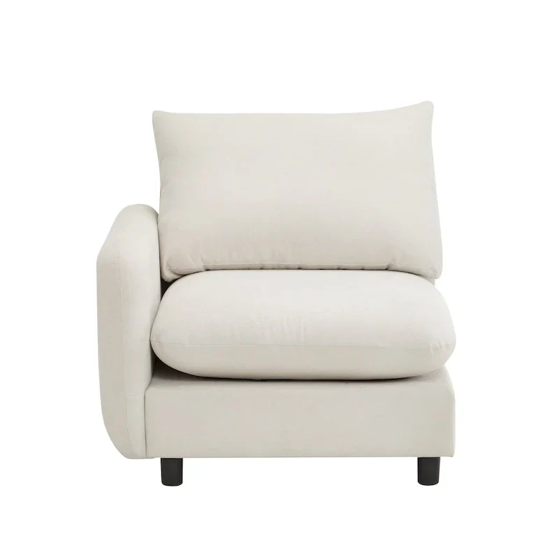 Oversized Modular Sectional Sofa with Plush Cushions and Flexible Layout