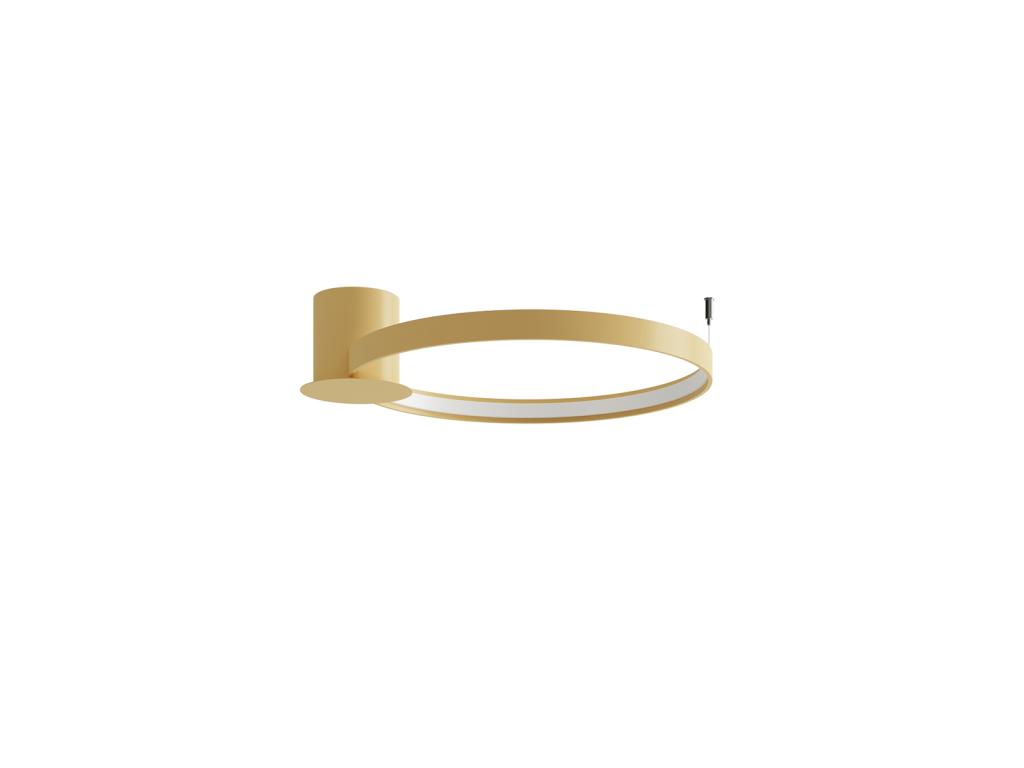 Lámparas de techo Rio moderno de aluminio - 1 fuentes luminosas - L.55 x A.13 cm - dorado