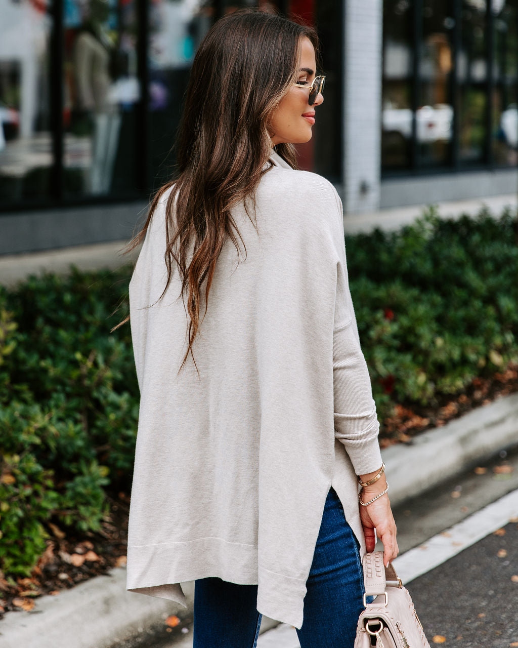 The More The Merrier Cowl Neck Knit Sweater - Grey - Se7enfashion