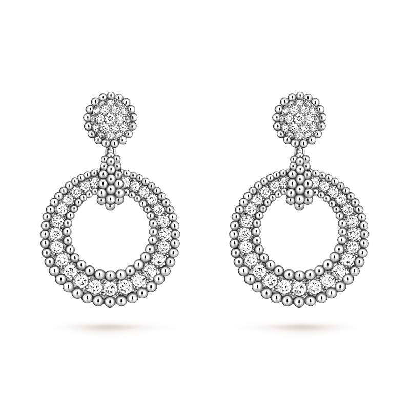 Replicate Perlée diamonds earrings(1:1 replica) - Original Replica Club