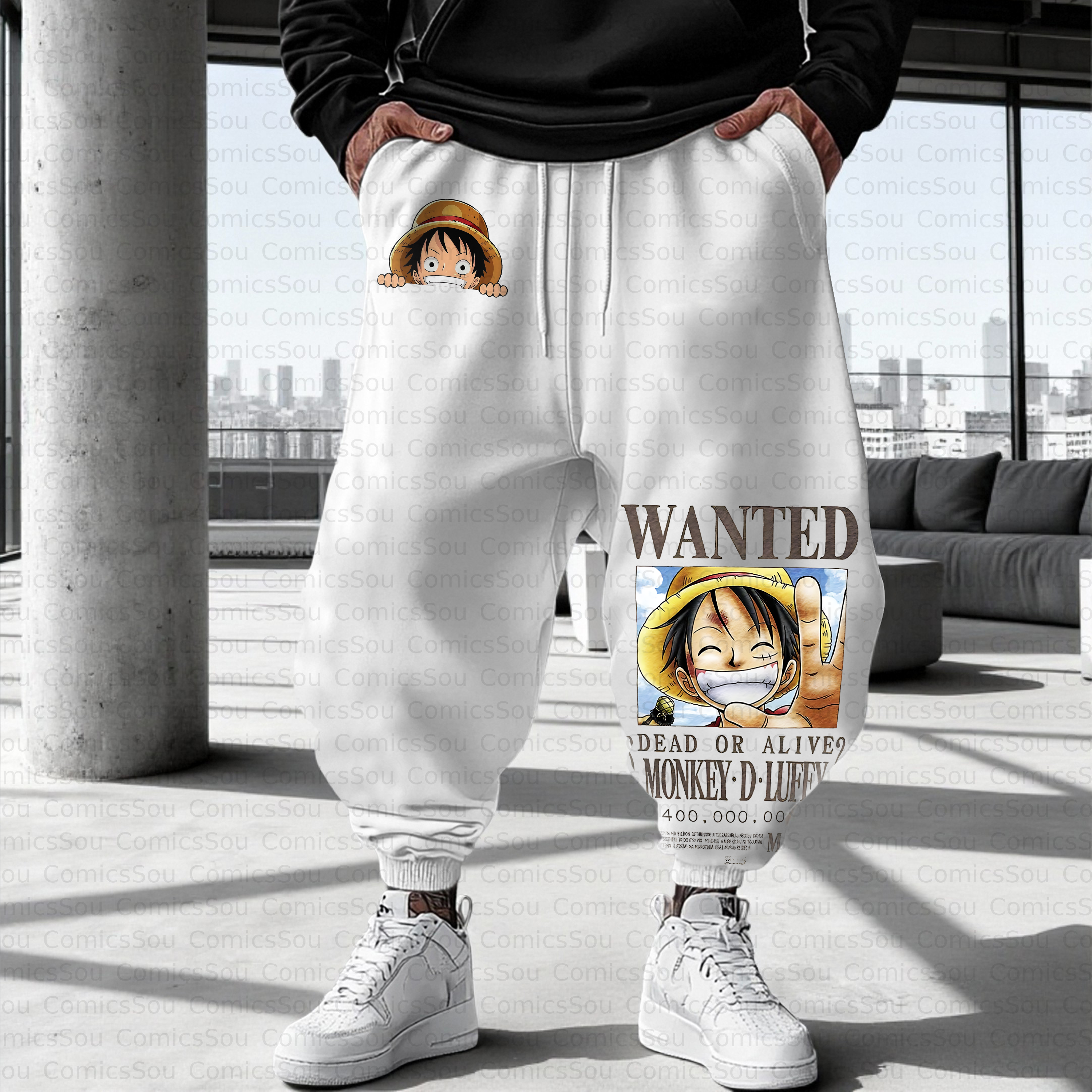 Unisex Casual Anime Streetwear Pant