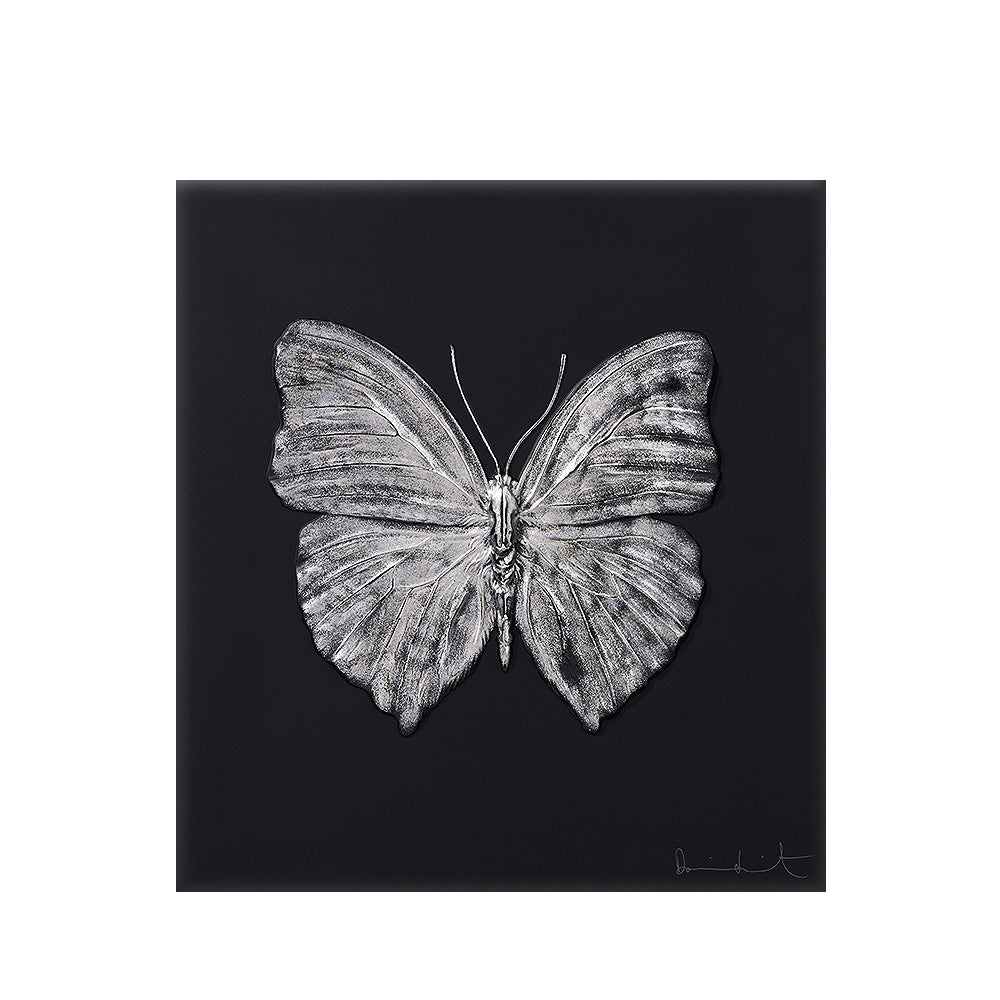 ETERNAL LOVE DAMIEN HIRST & LALIQUE 2015 - CRISTAL NOIR, TAMPONNÉ PLATINE