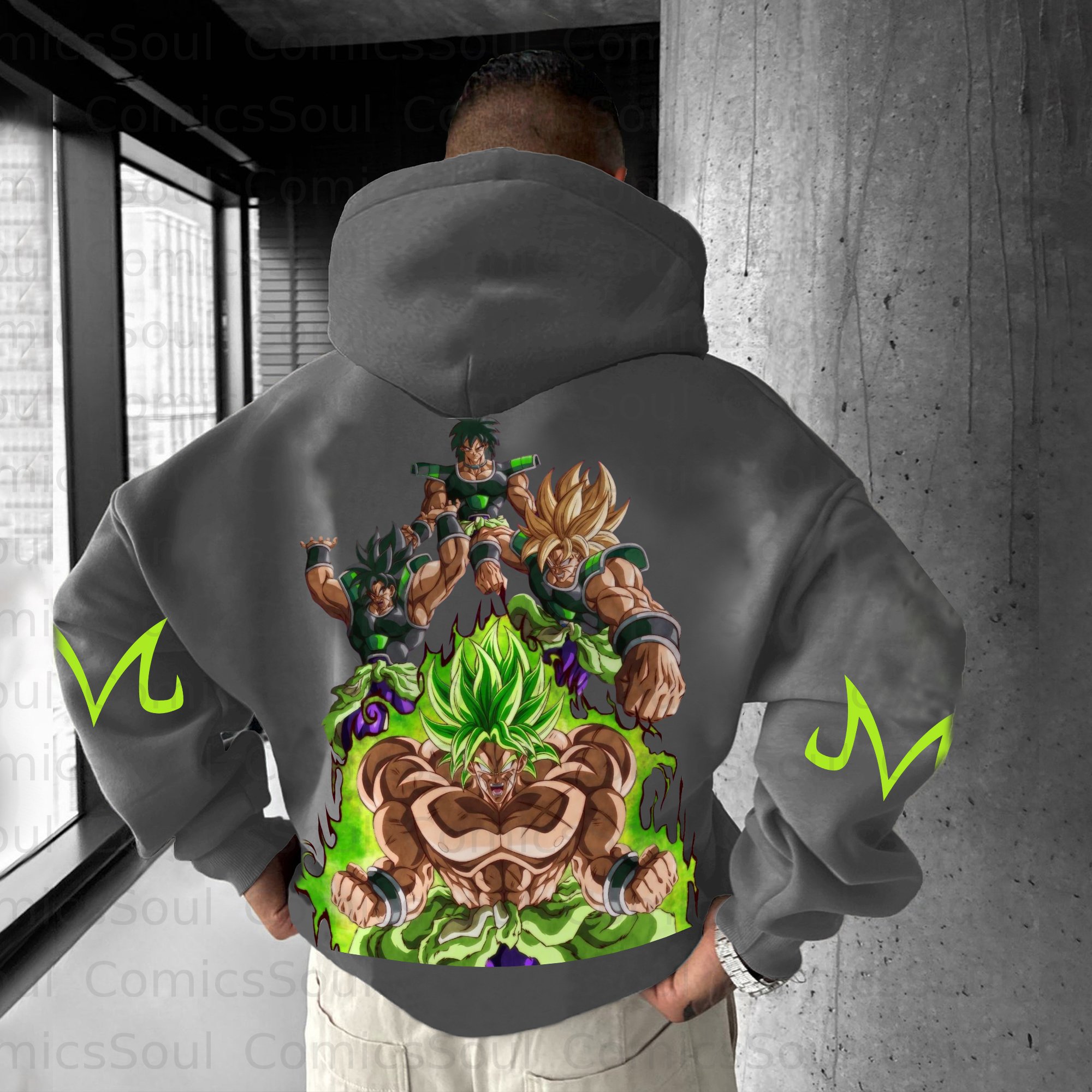 Unisex Anime Graphic Streetwear Vintage Plush Hoodie