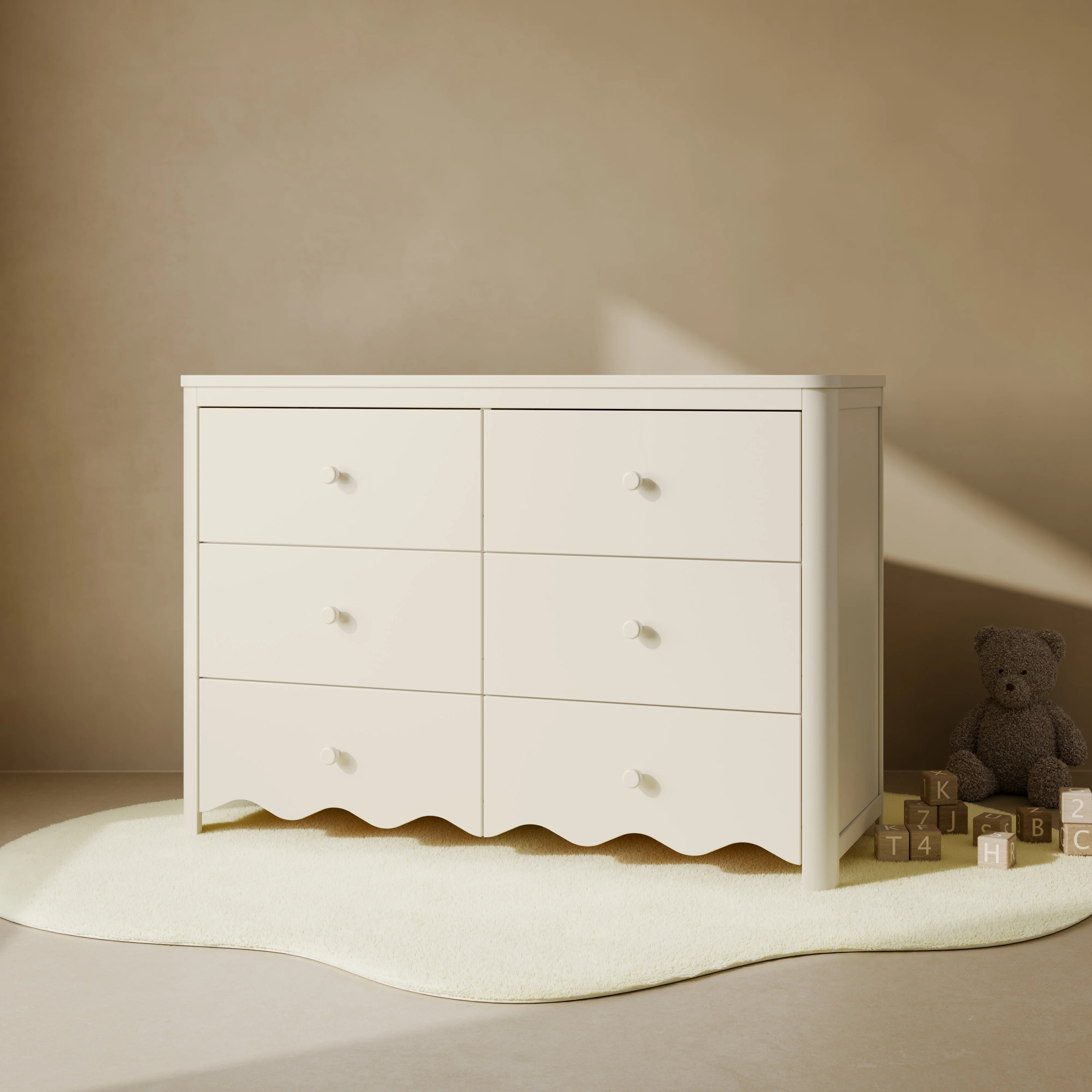Storkcraft Casablanca 6 Drawer Nursery Dresser, Sage - Image 16